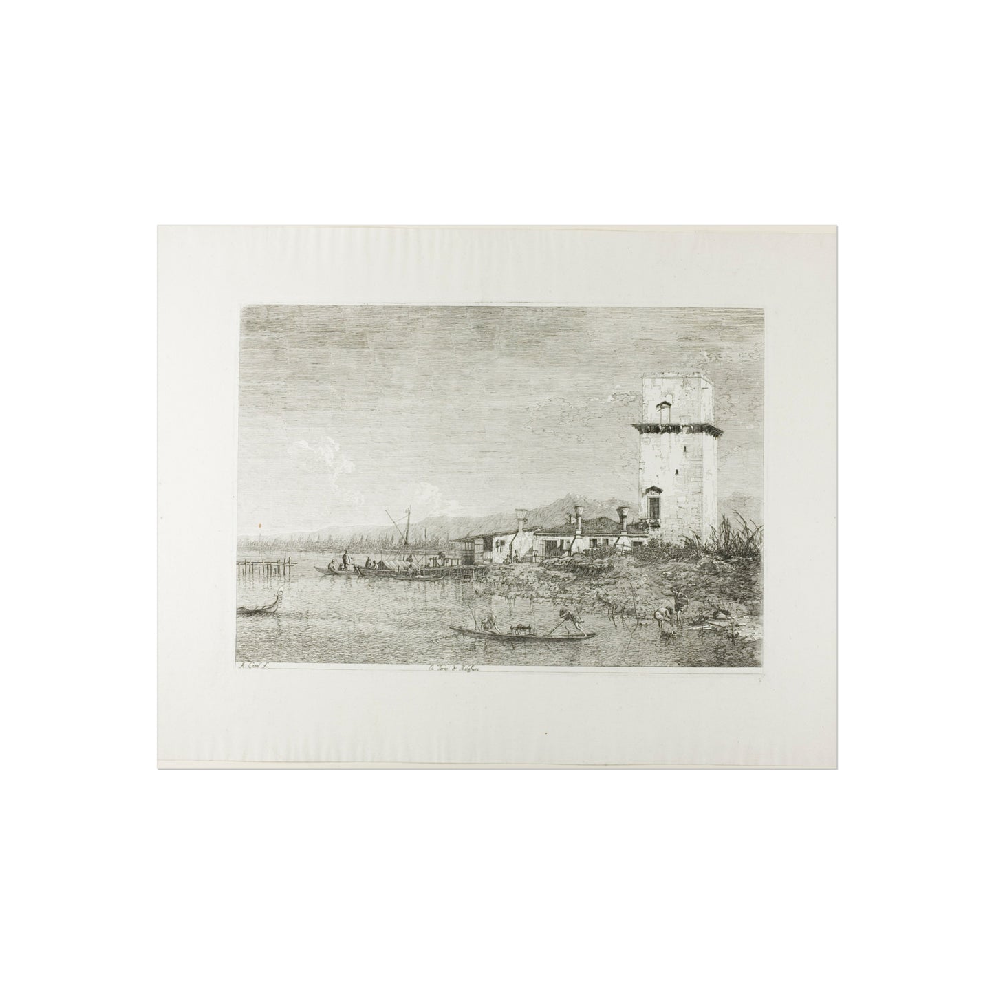 Canaletto - The Tower of Malghera, from Vedute | Fine Art Poster