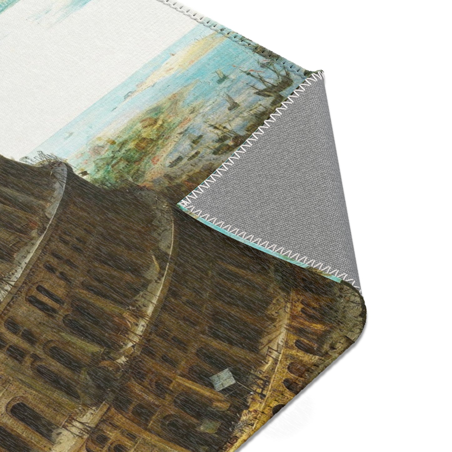 Pieter Bruegel the Elder - The Tower of Babel (Rotterdam) - Google Art Project - edited | Area Rug