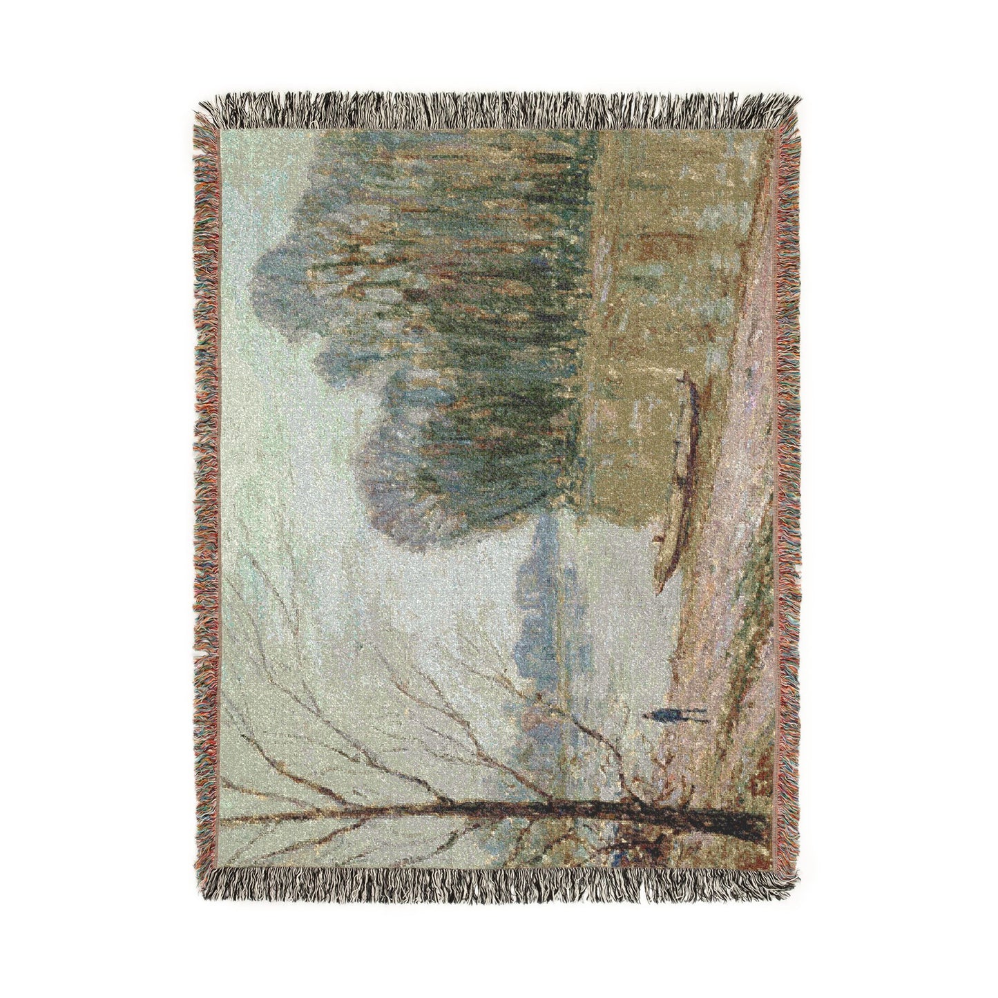 Alfred Sisley - The Loire | Woven Tapestry Blanket