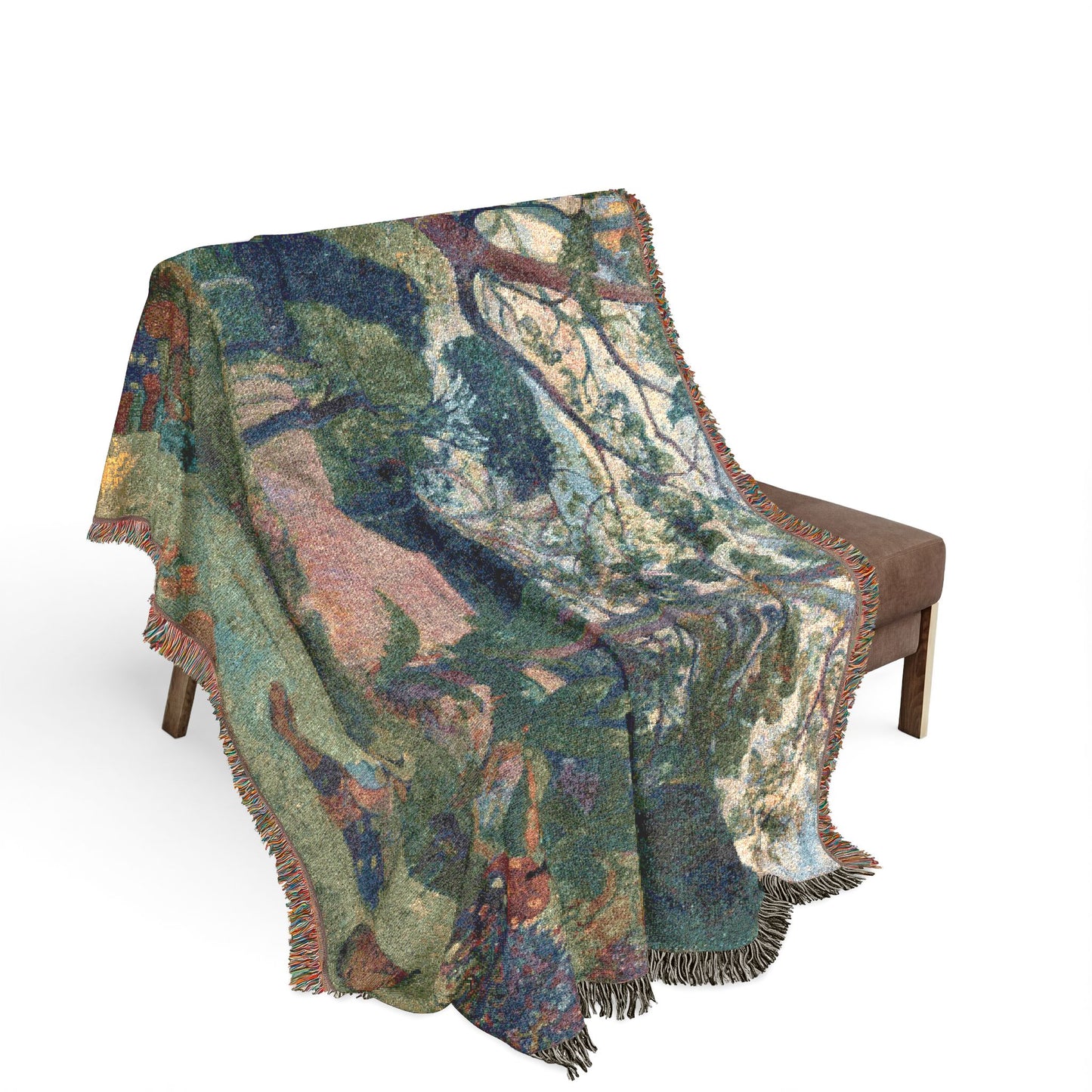 Paul Gauguin - Te raau rahi (The Big Tree) | Woven Tapestry Blanket
