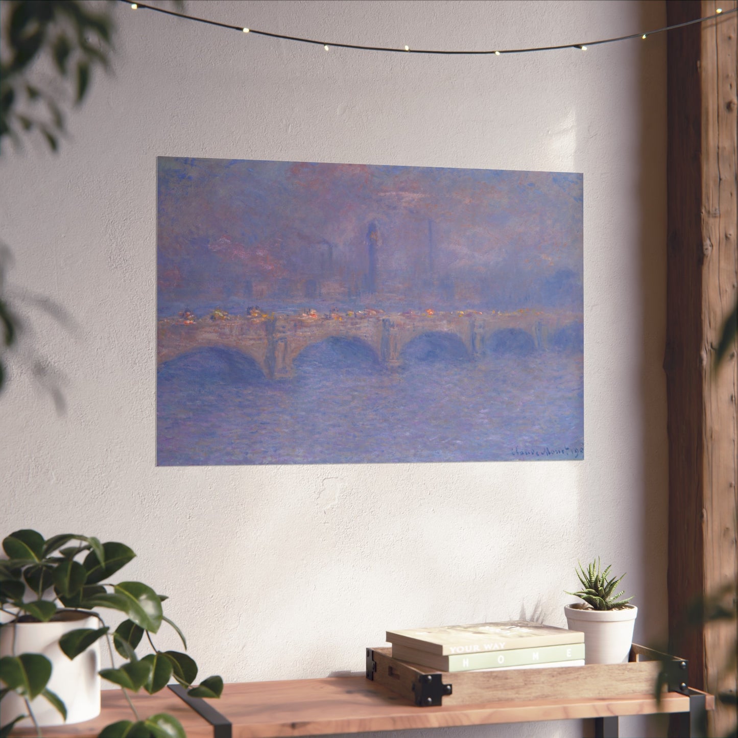 Claude Monet - Waterloo Bridge, Sunlight Effect | Fine Art Poster