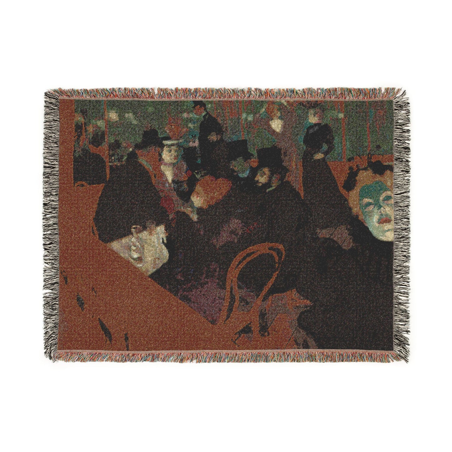 Henri de Toulouse-Lautrec - At the Moulin Rouge | Tapestry Blanket