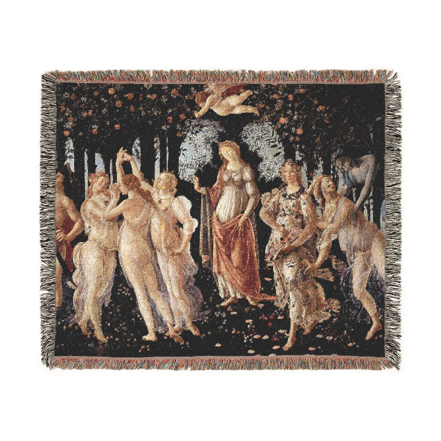 Botticelli-primavera | Woven Tapestry Blanket