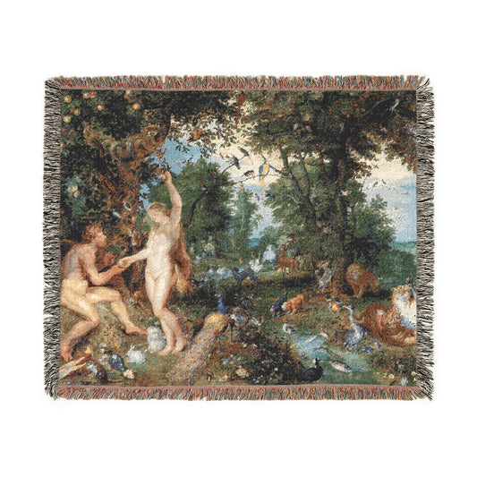 The Garden of Eden — Rubens Tapestry Blanket