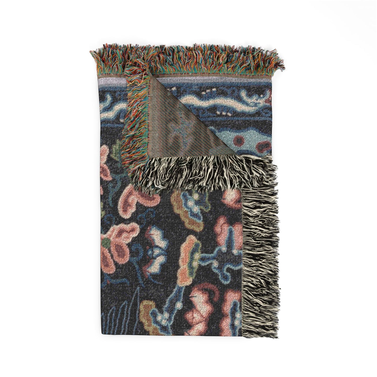 126_rank-badge | Woven Tapestry Blanket