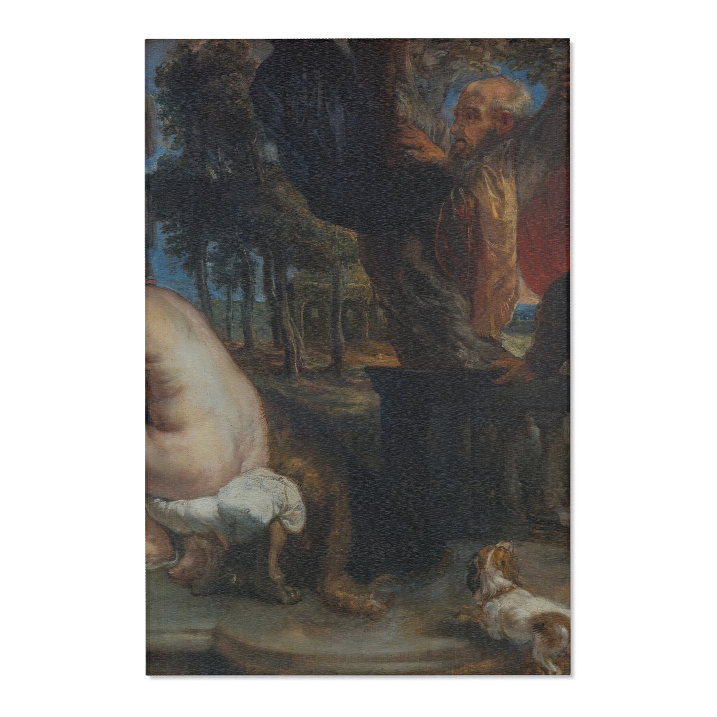 Susanna and the Elders - Peter Paul Rubens | Area Rug