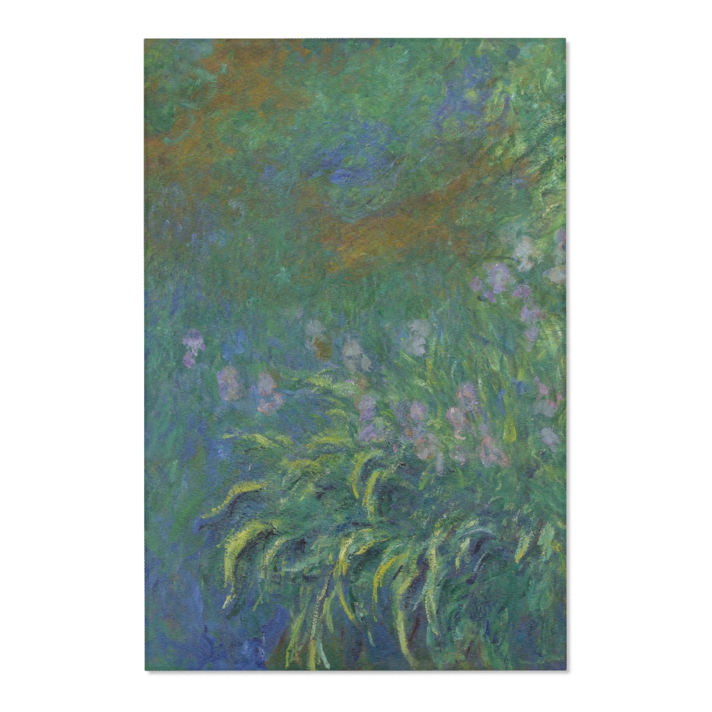 Claude Monet - Irises | Area Rug