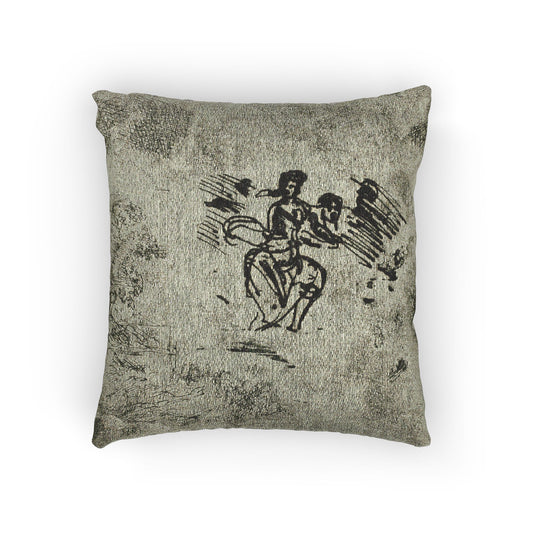 Seated Woman and Other Sketches — Lorrain Pillow