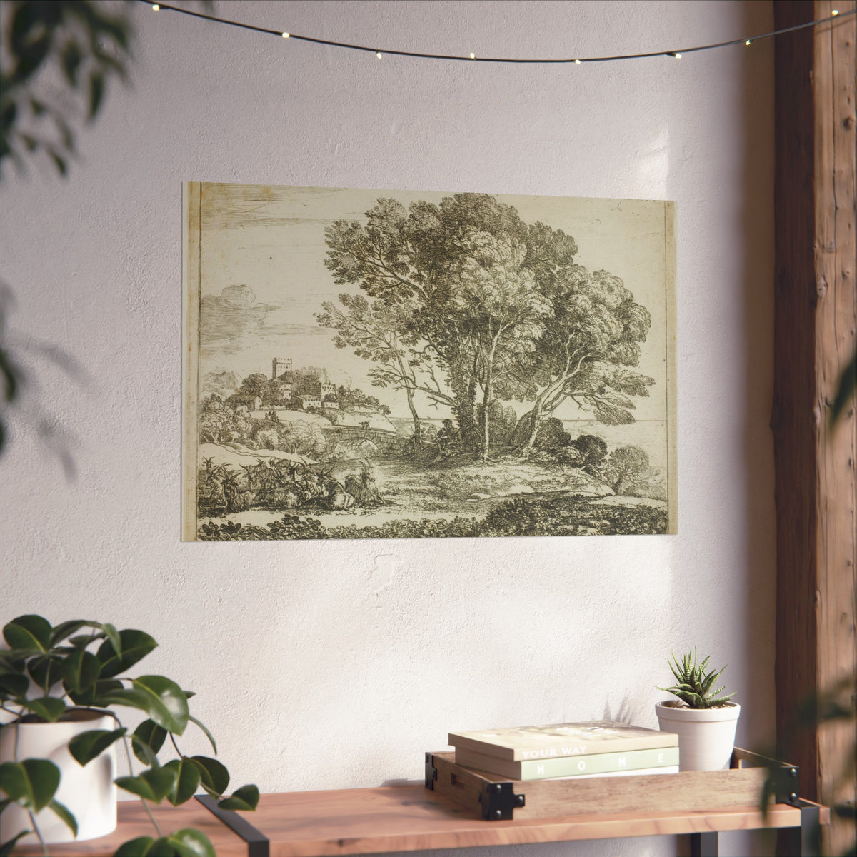 The Goatherd — Claude Lorrain Fine Art Poster