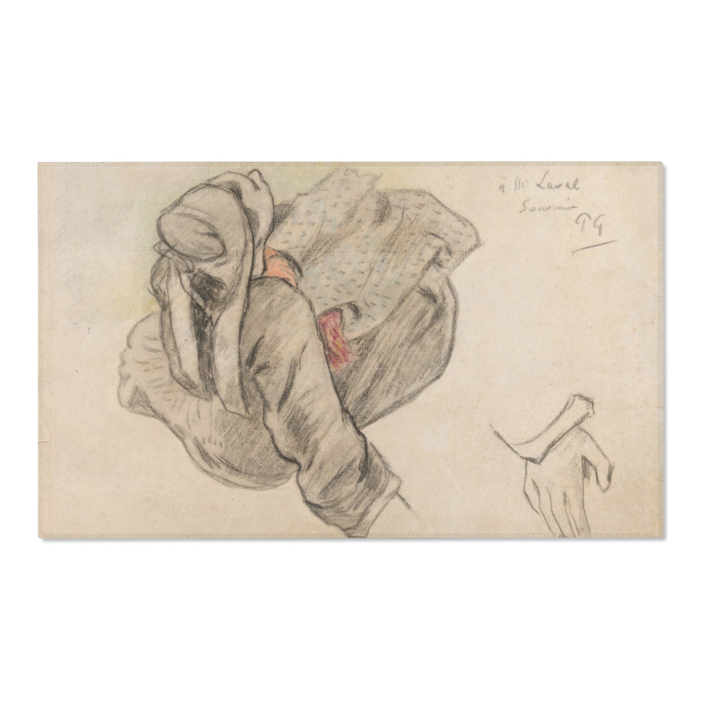 Paul Gauguin - Seated Breton Woman | Area Rug