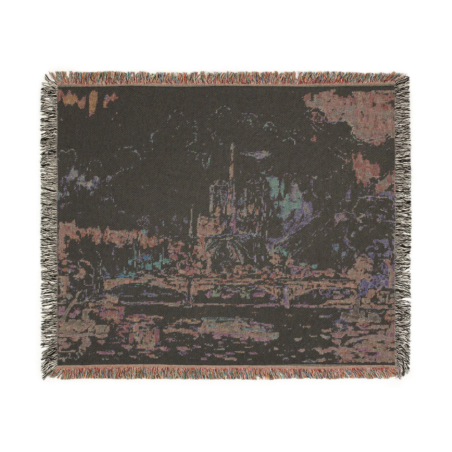 Paul Signac - Notre Dame | Woven Tapestry Blanket
