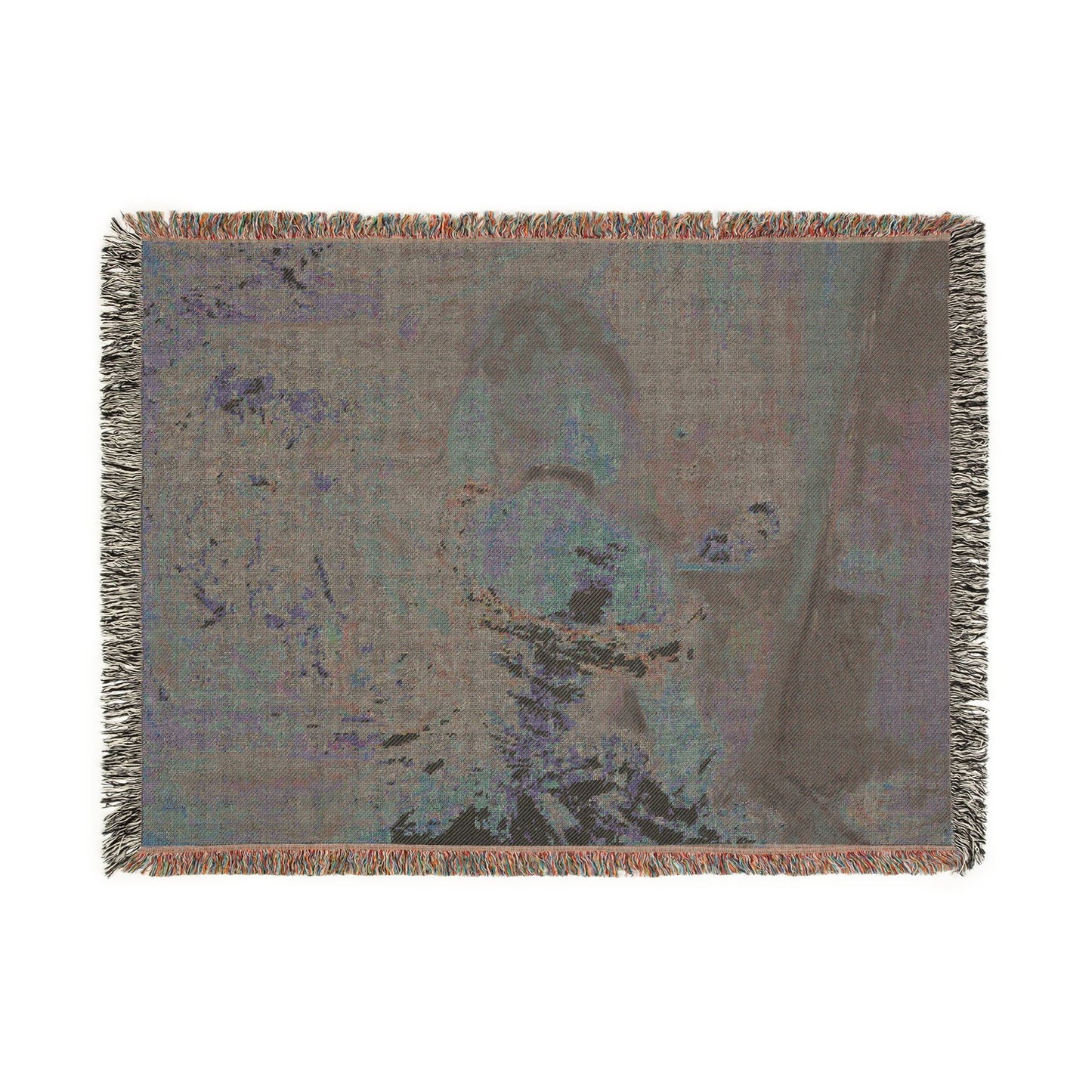Berthe Morisot - Woman at Her Toilette | Woven Tapestry Blanket