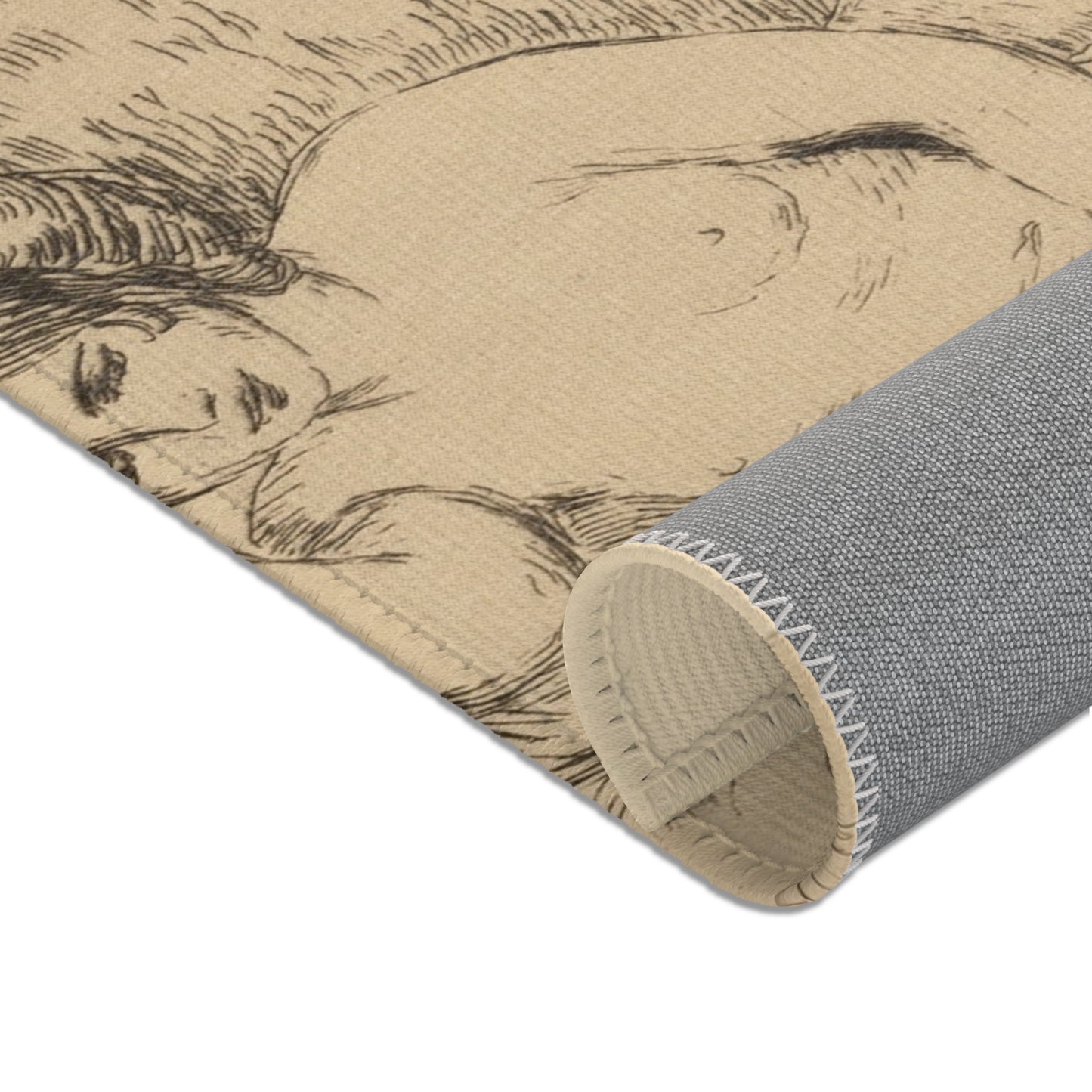 Pierre-Auguste Renoir - Woman Reclining, to the Left | Area Rug
