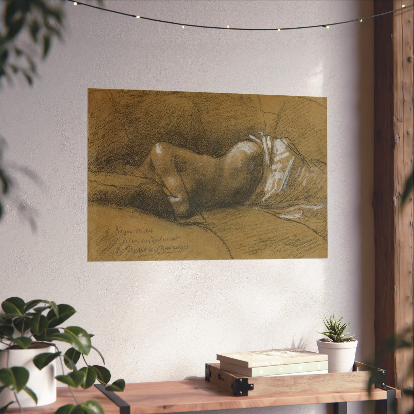 Pierre Puvis de Chavannes - Study of a Sleeping Woman | Fine Art Poster