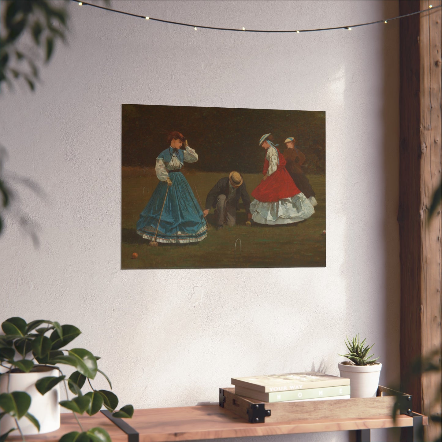 Winslow Homer - Croquet Scene | Fine Art Poster