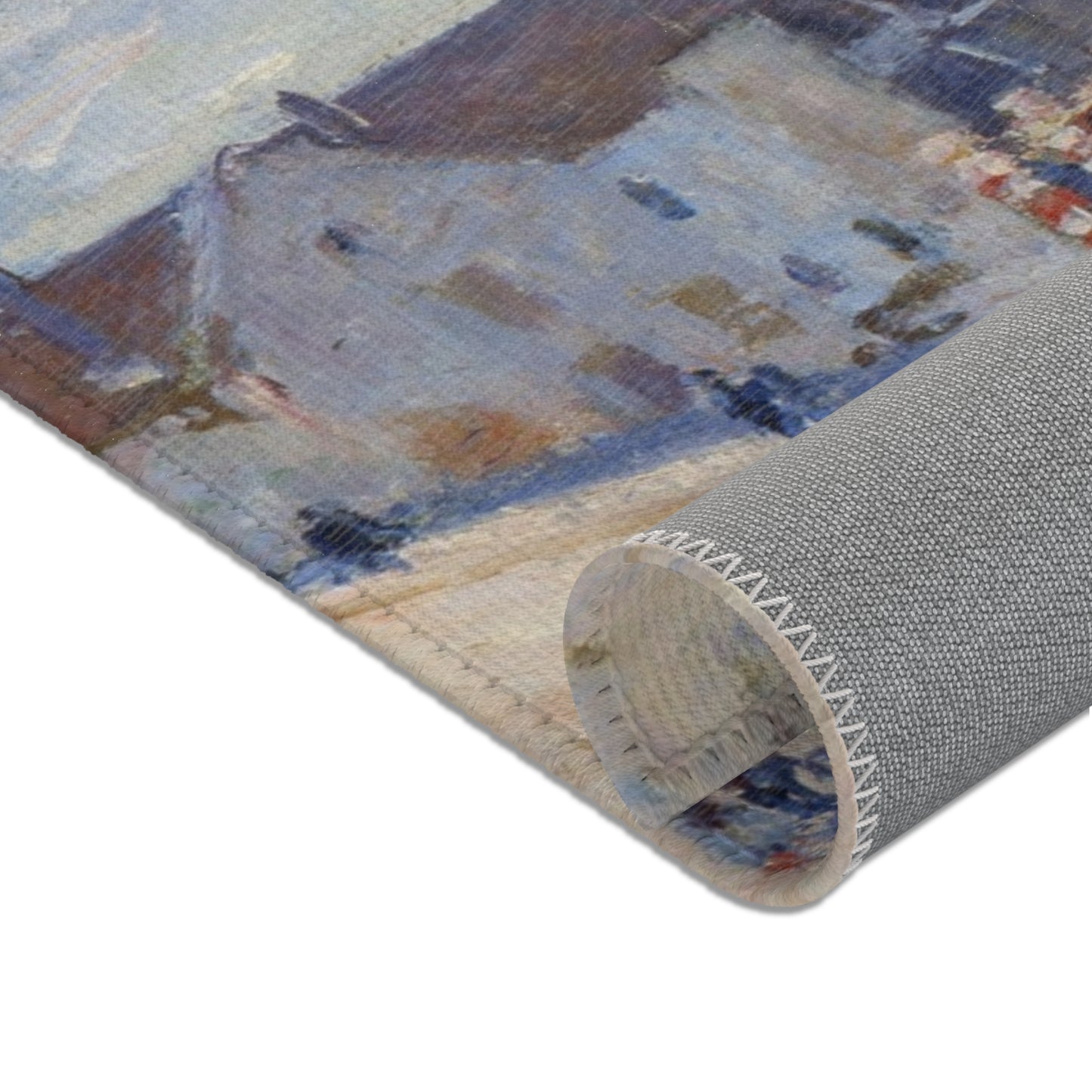 Alfred Sisley - Street in Moret | Area Rug