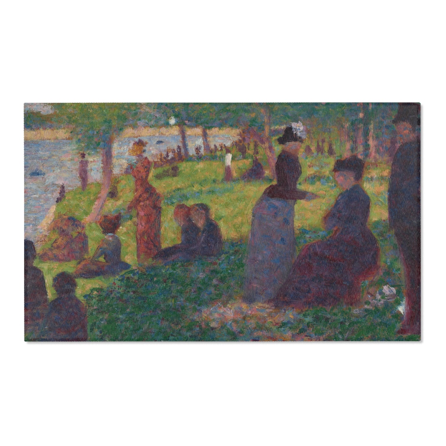 Georges Seurat - Oil Sketch for A Sunday on La Grande Jatte — 1884 | Area Rug