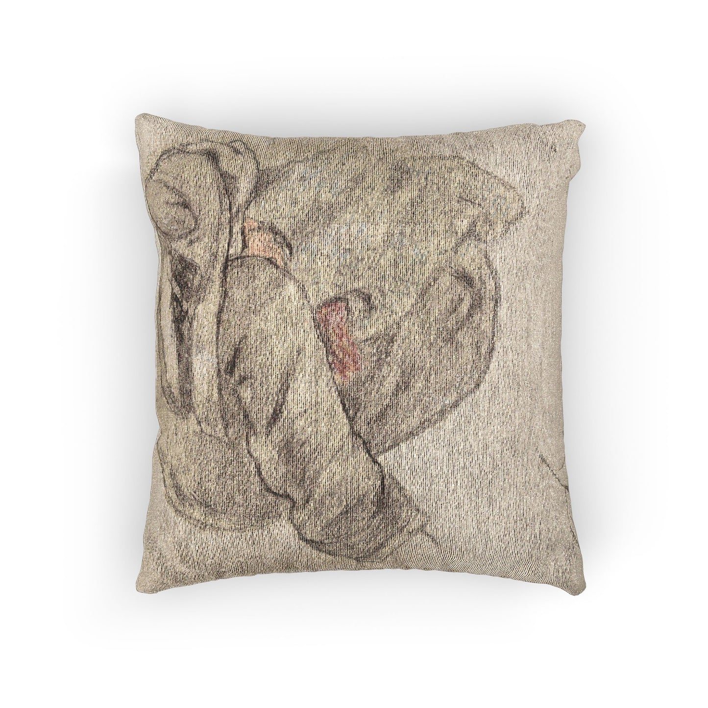 Paul Gauguin - Seated Breton Woman | Woven Pillow