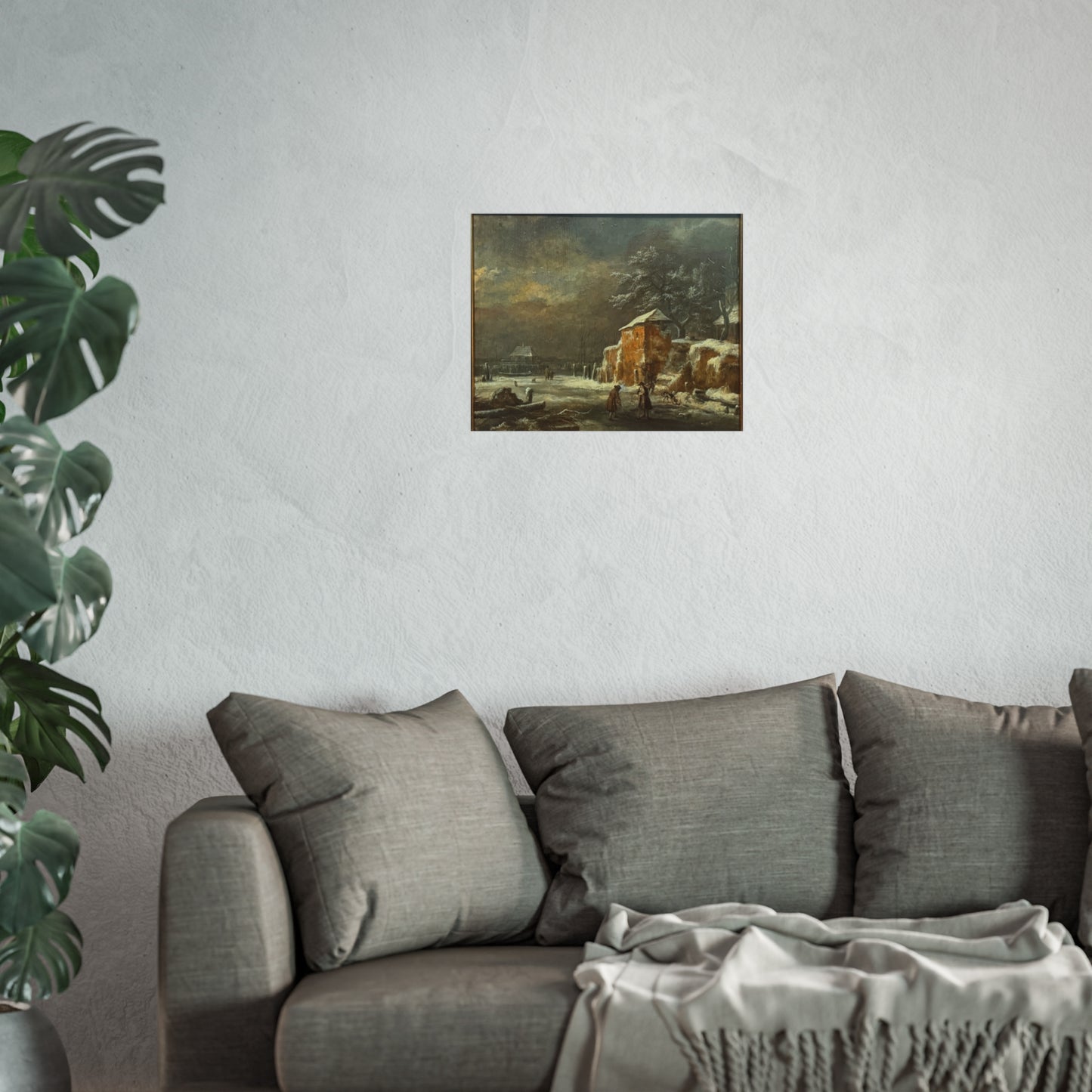 Hamburg, Kunsthalle, Jacob van Ruisdael, Winterlandschaft | Fine Art Poster