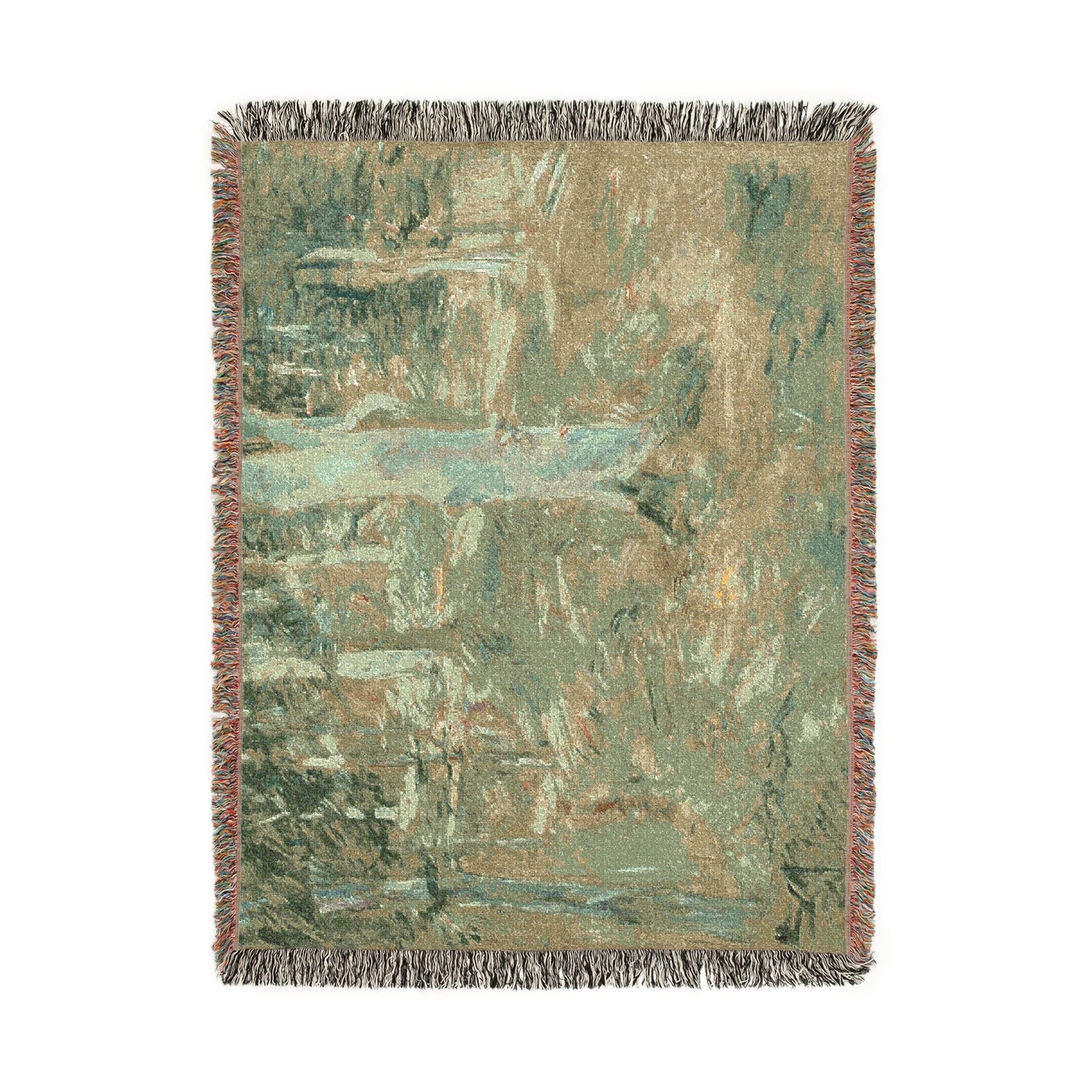 Berthe Morisot - Forêt de Compiègne | Woven Tapestry Blanket