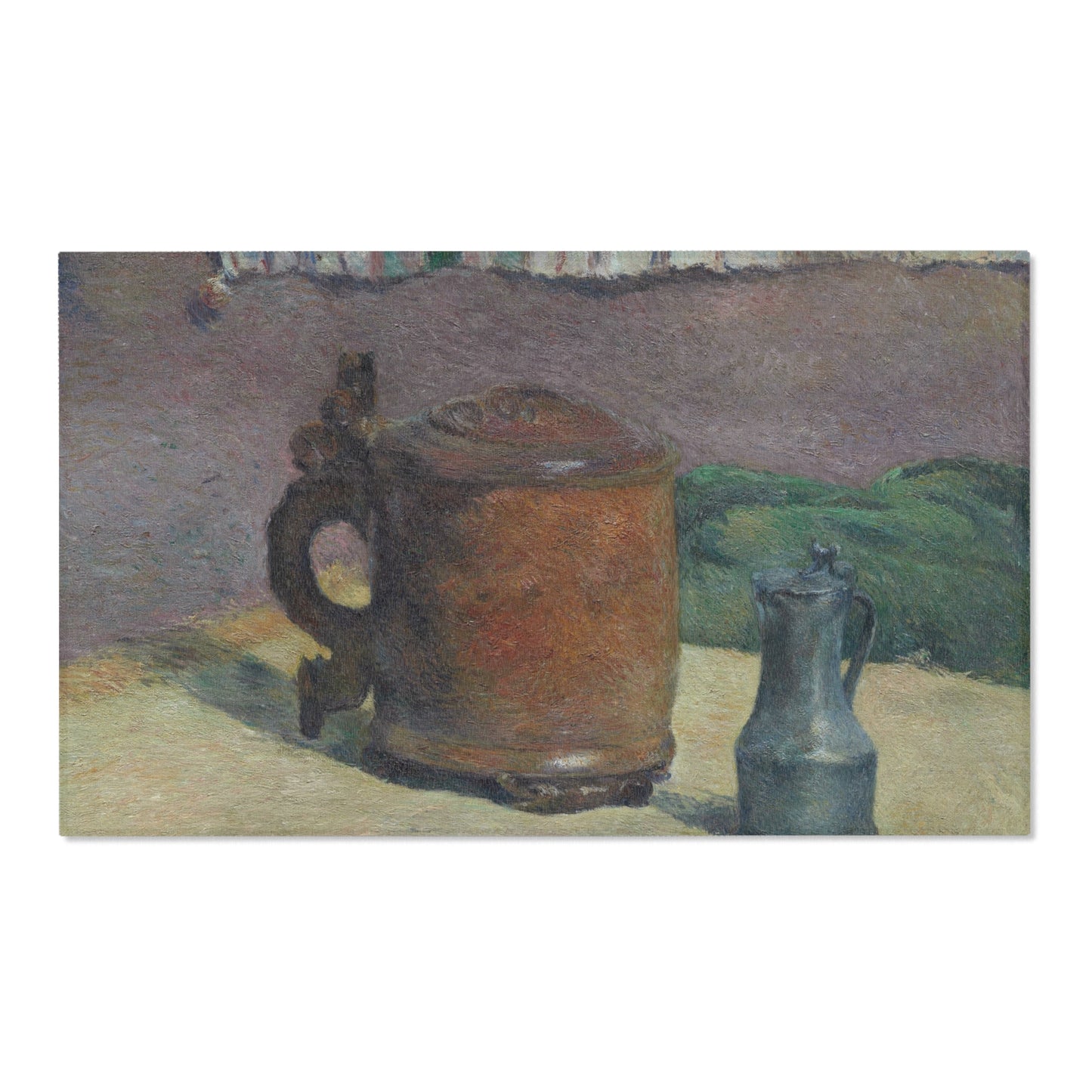 Paul Gauguin - Still Life Wood Tankard and Metal Pitcher | Area Rug