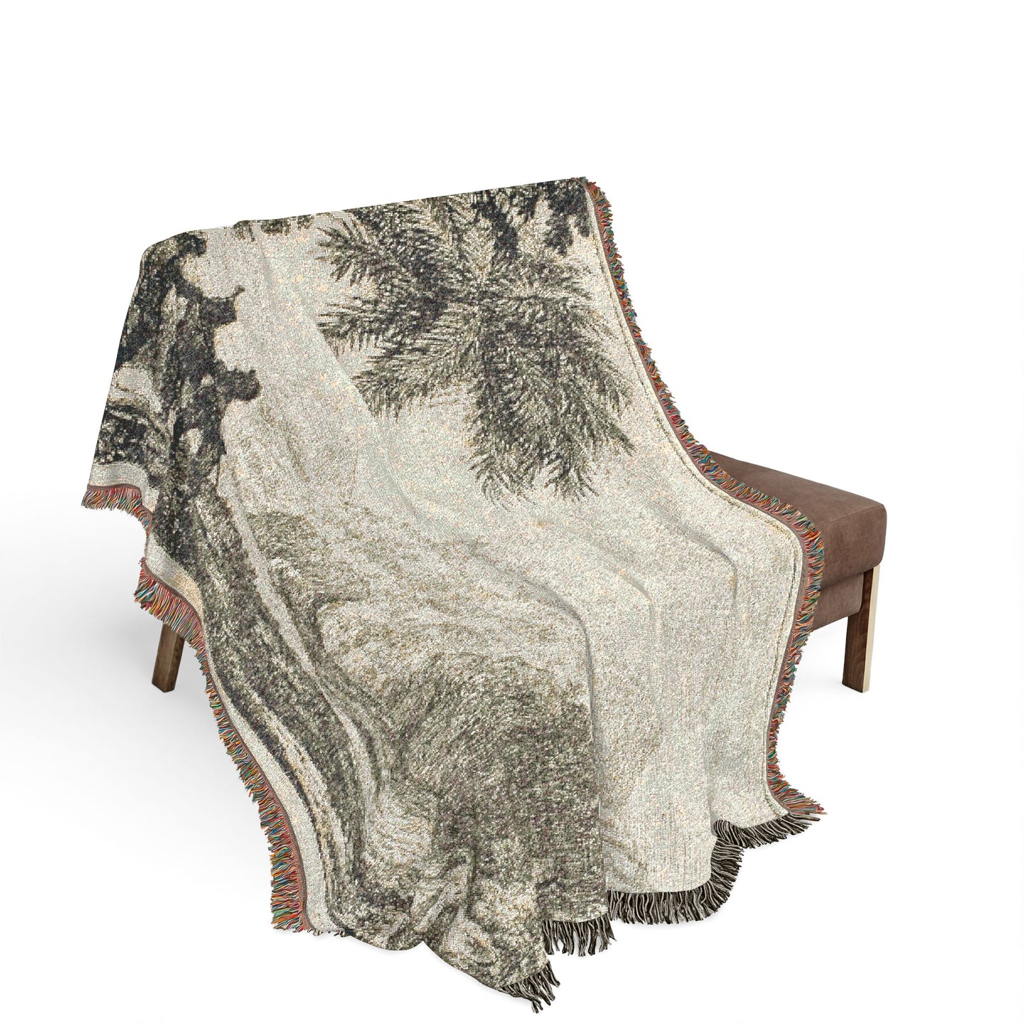 Claude Lorrain - Scene of Brigands | Woven Tapestry Blanket