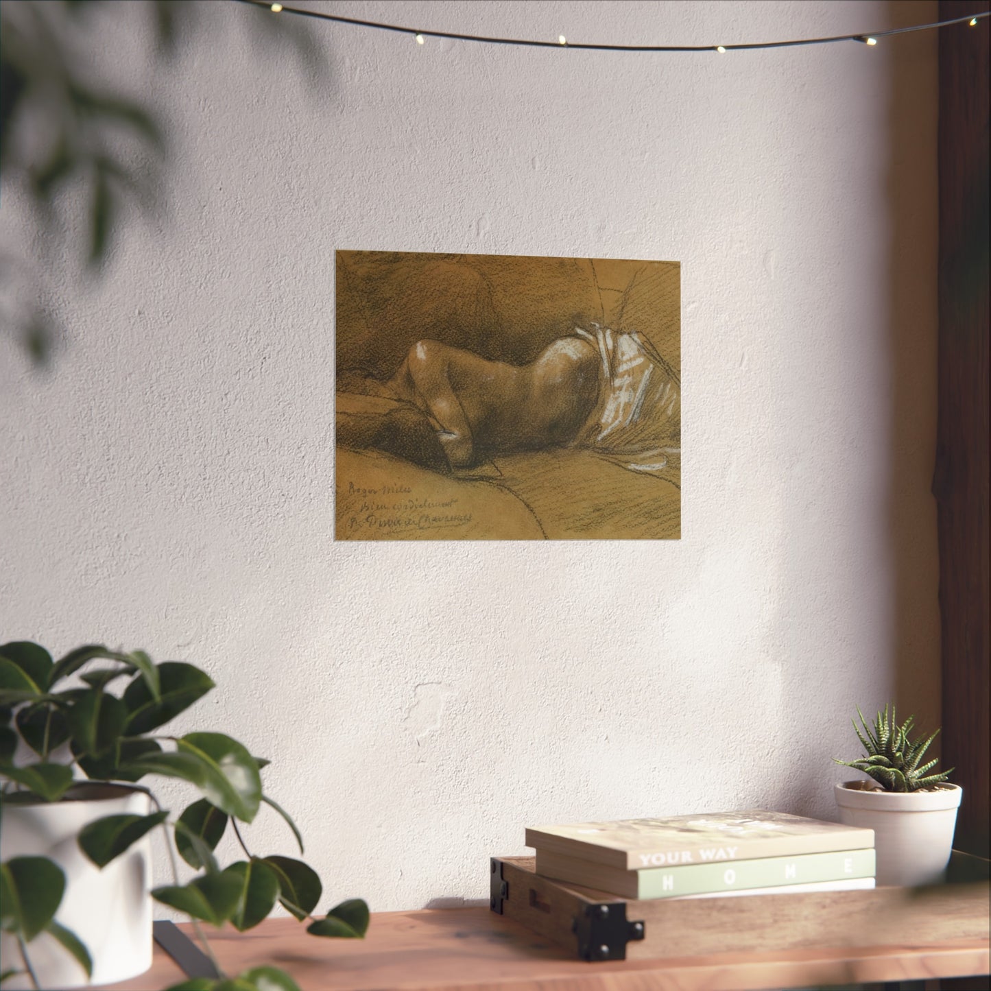 Pierre Puvis de Chavannes - Study of a Sleeping Woman | Fine Art Poster