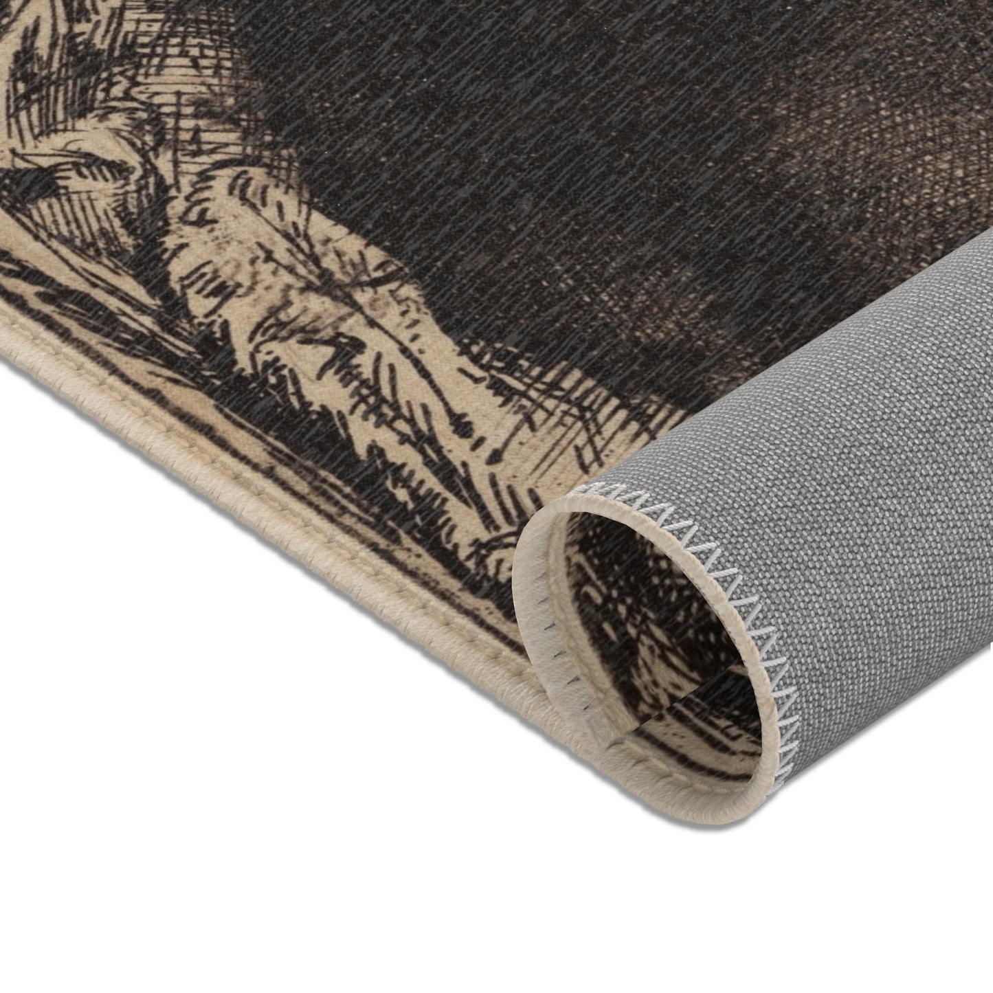 Rembrandt van Rijn - Reclining Female Nude | Area Rug