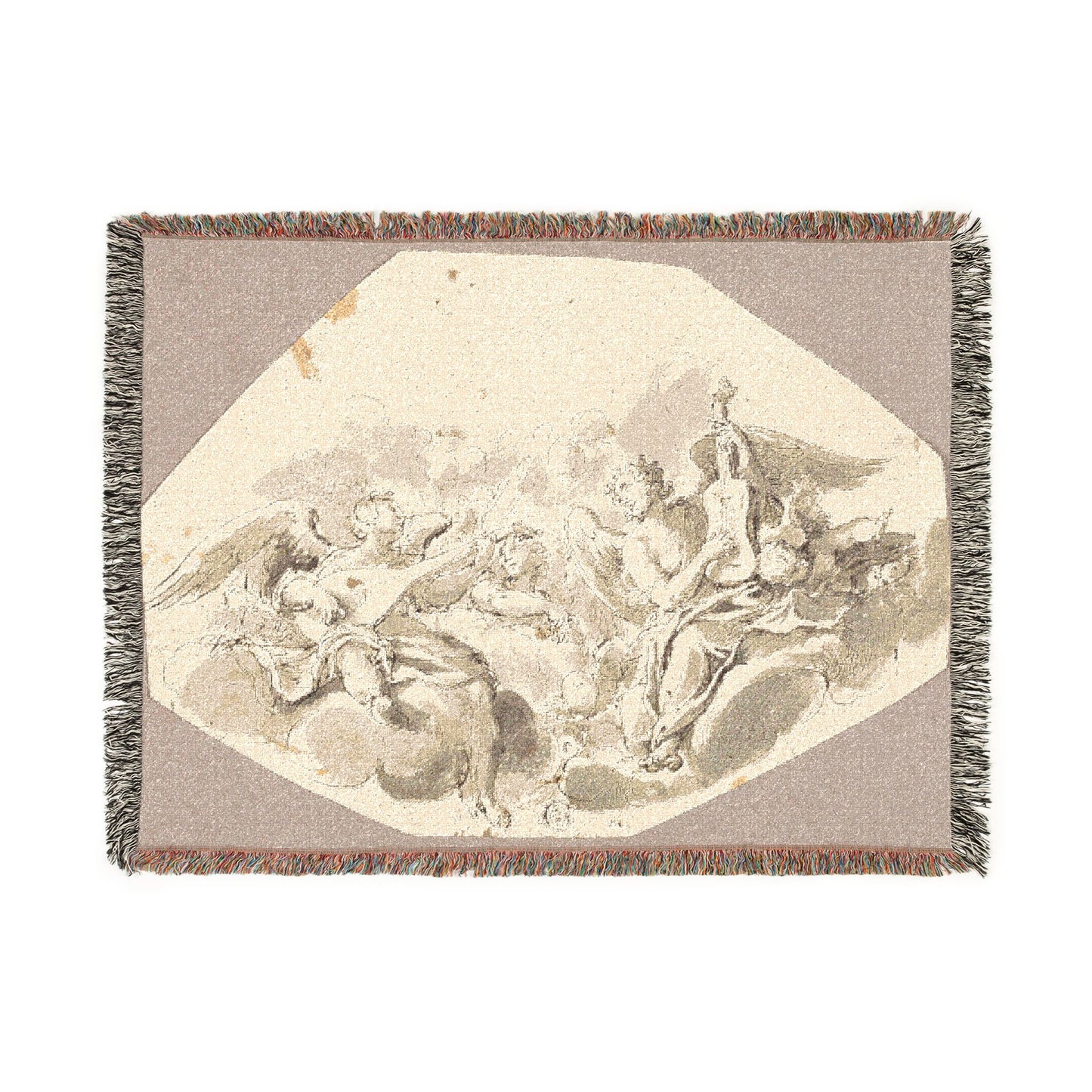 Giovanni Battista Tiepolo - Musician Angels | Woven Tapestry Blanket
