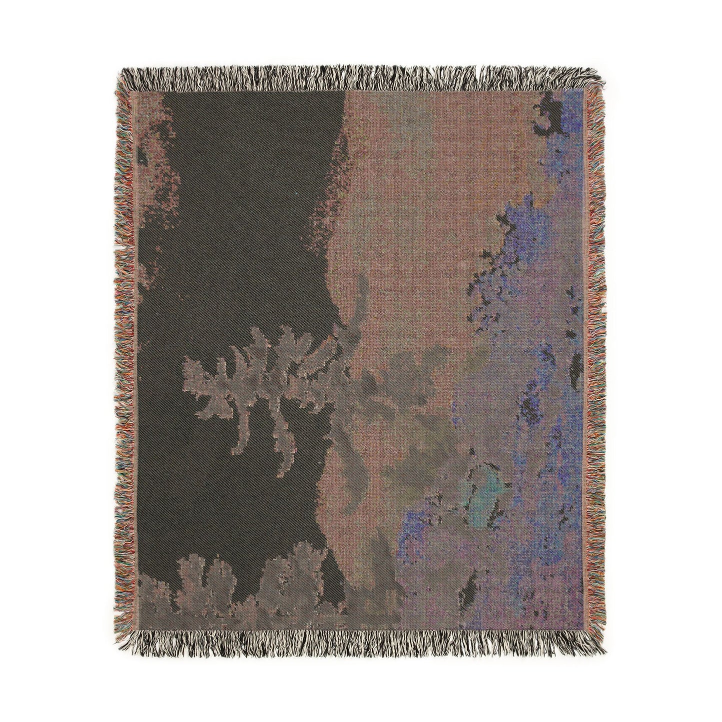 Winslow Homer - North Woods Club, Adirondacks (The Interrupted Tete-a-Tete) | Woven Tapestry Blanket