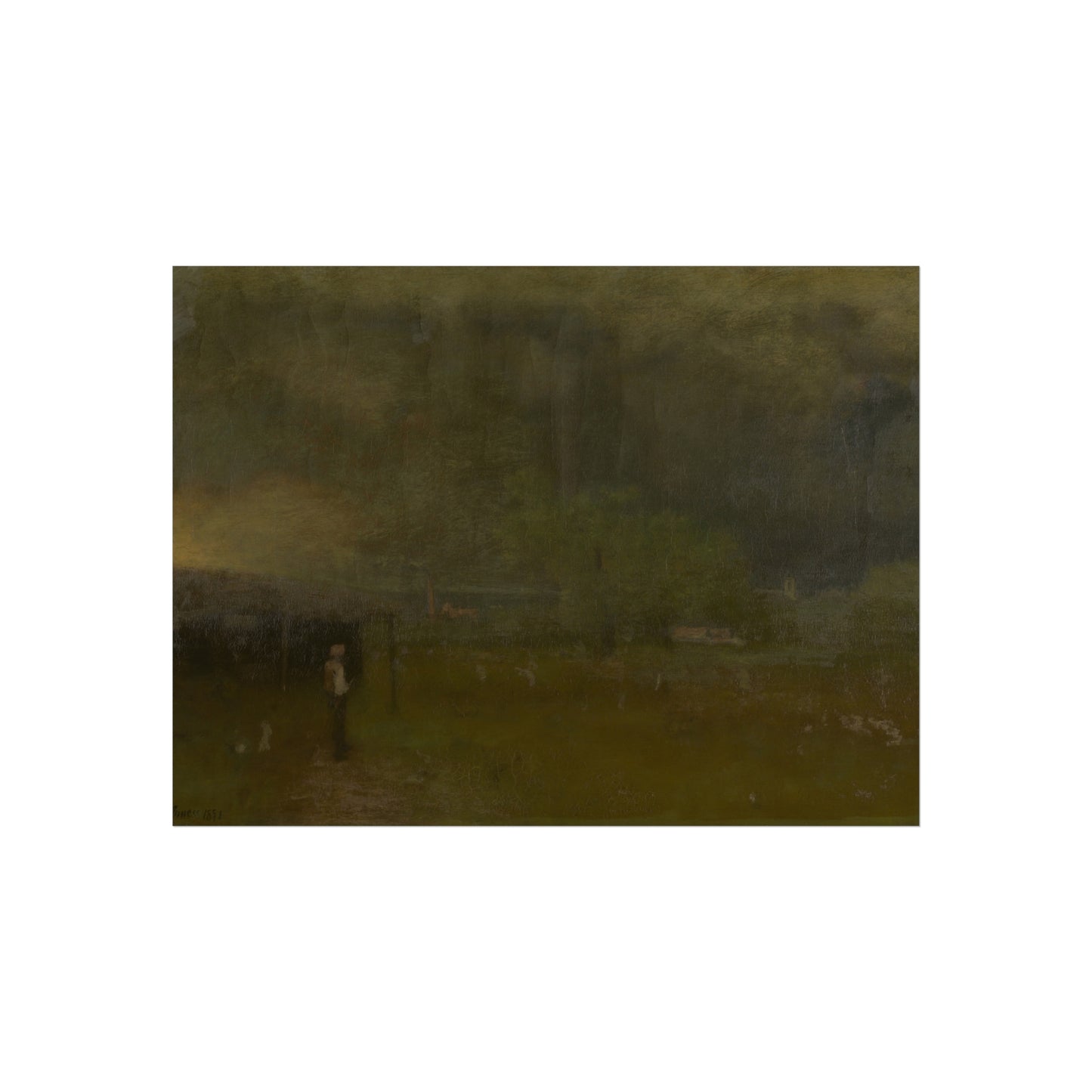 George Inness - Threatening | Fine Art Poster