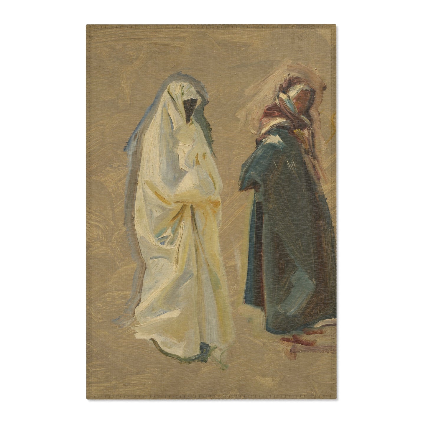 John Singer Sargent - Study of Two Bedouins | Area Rug