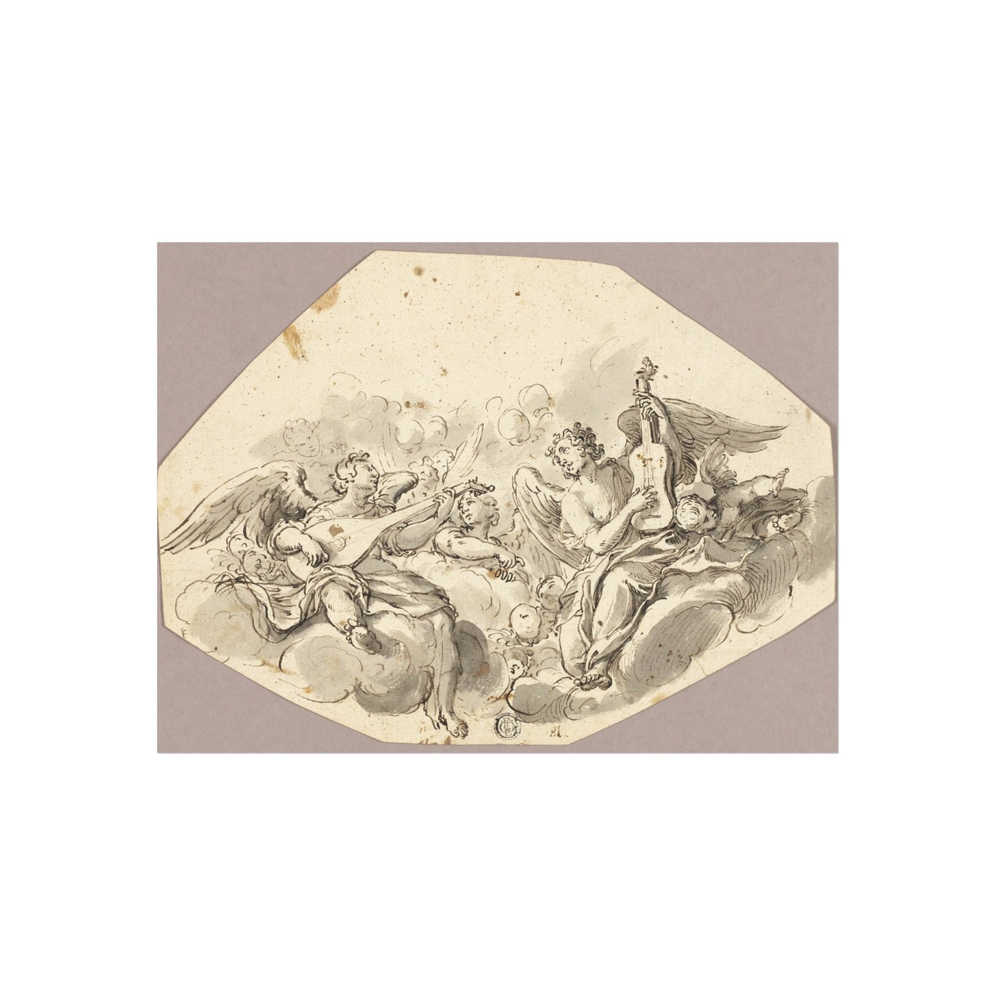 Giovanni Battista Tiepolo - Musician Angels | Fine Art Poster