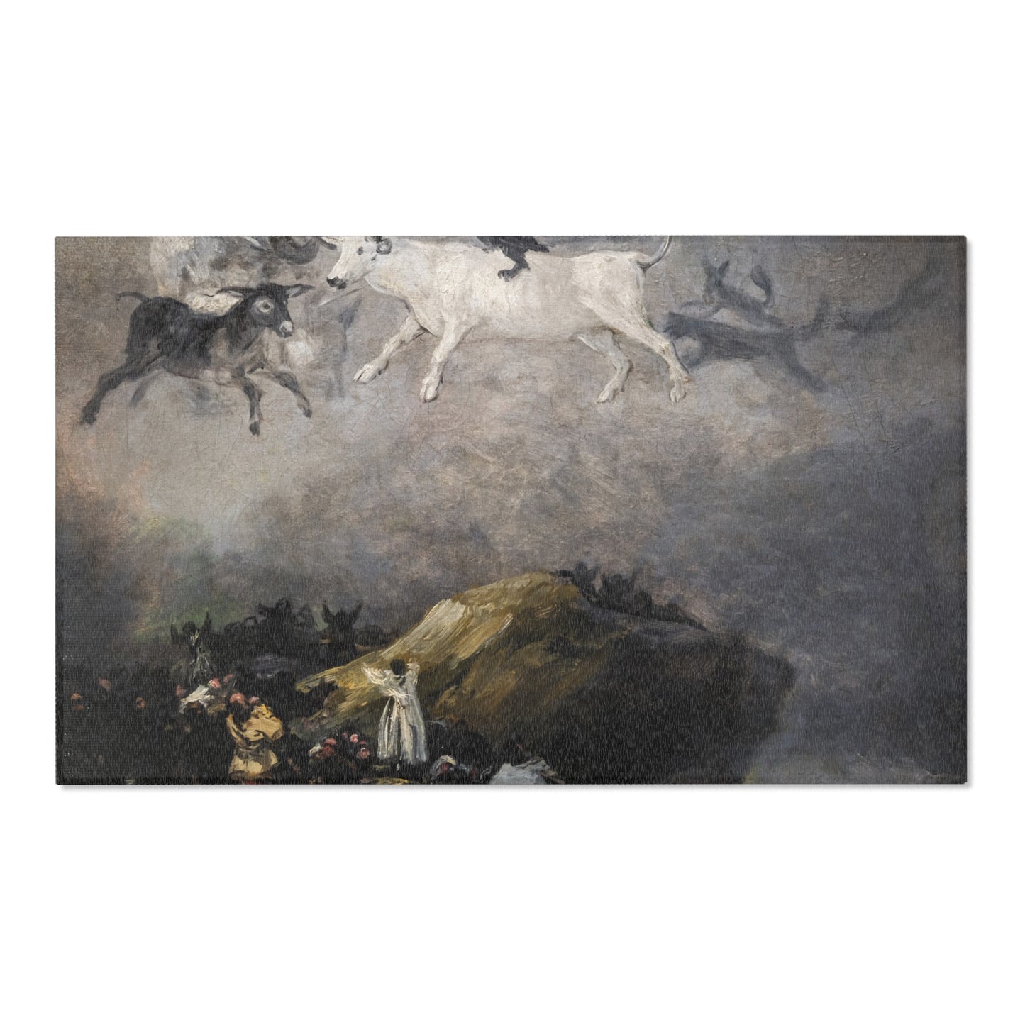 (Agen) Caprice - Francisco de Goya 1818-1819 - Musée des Beaux-Arts d'Agen | Area Rug