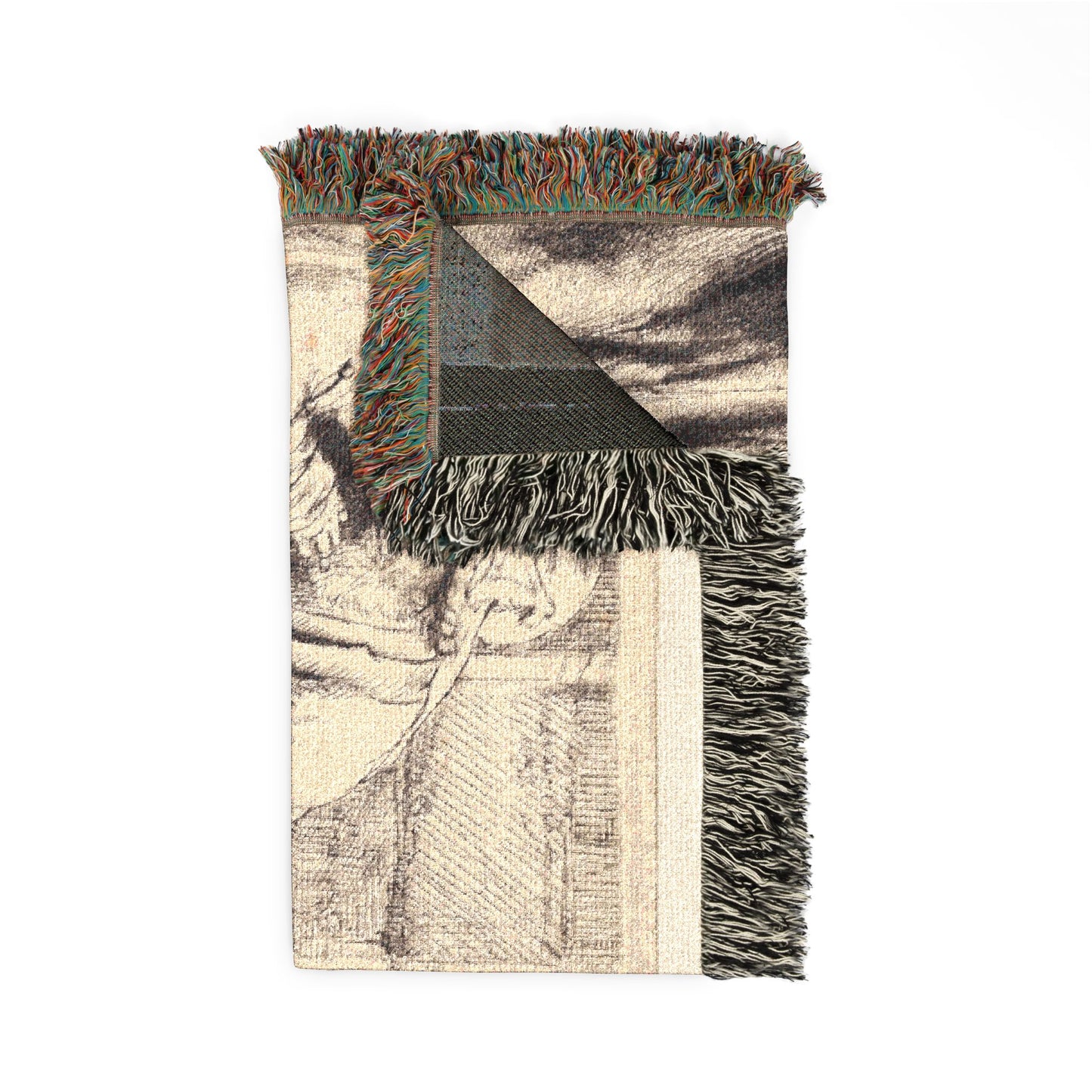 Rembrandt van Rijn - Jews in the Synagogue | Woven Tapestry Blanket