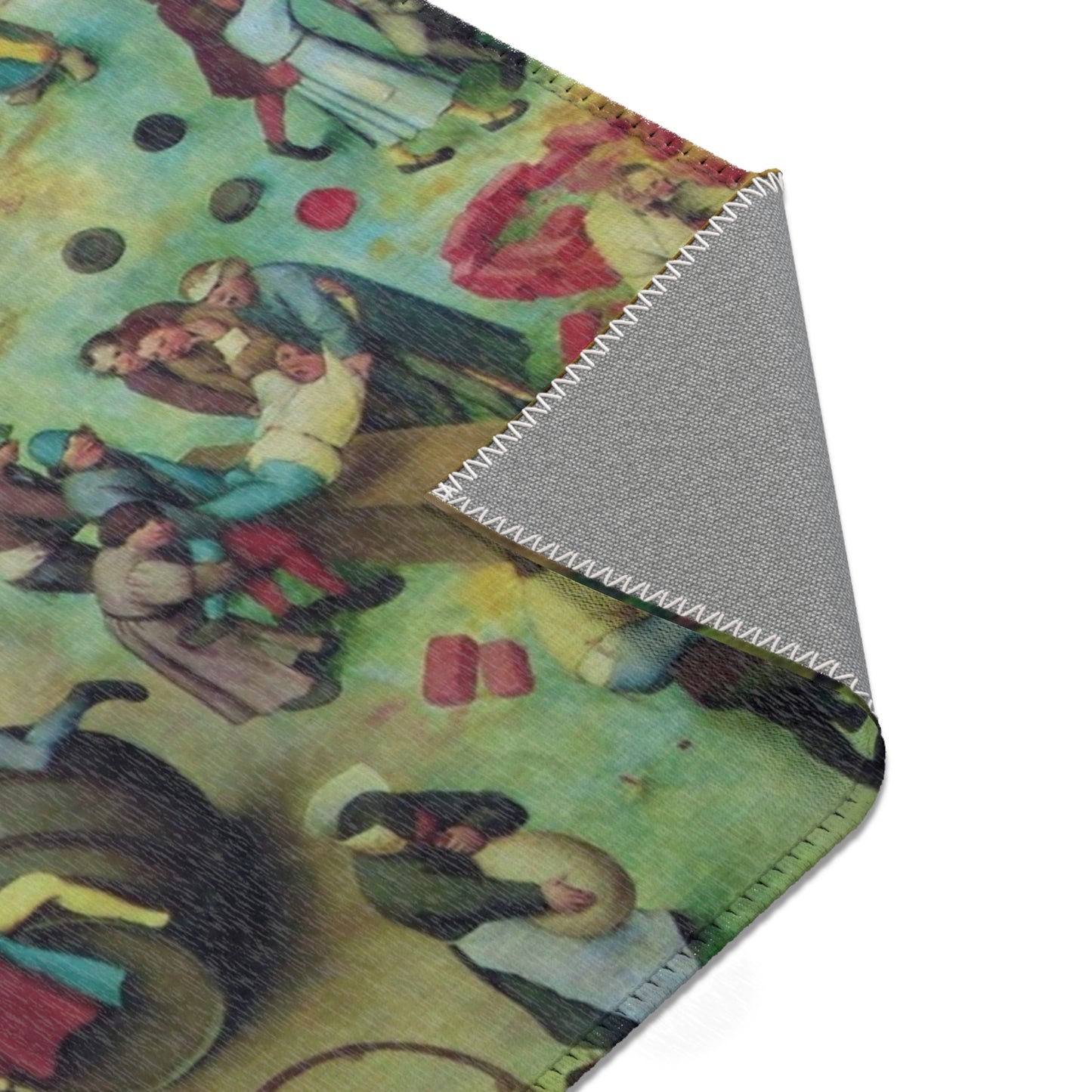 -2022-02-07 Children's Games, Pieter Bruegel the Elder, West Street, Cromer, Norfolk | Area Rug