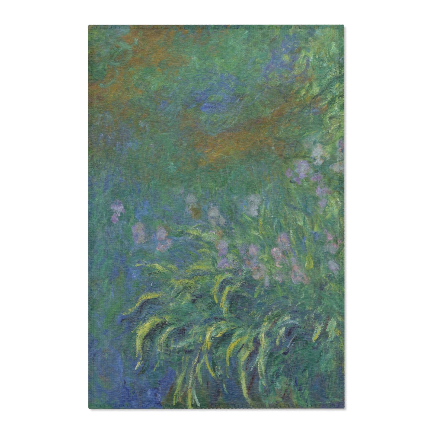 Claude Monet - Irises | Area Rug
