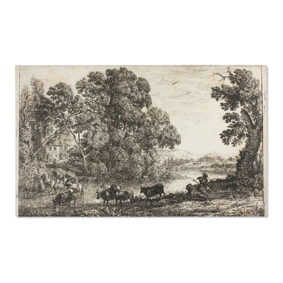 The Cowherd — Lorrain Area Rug