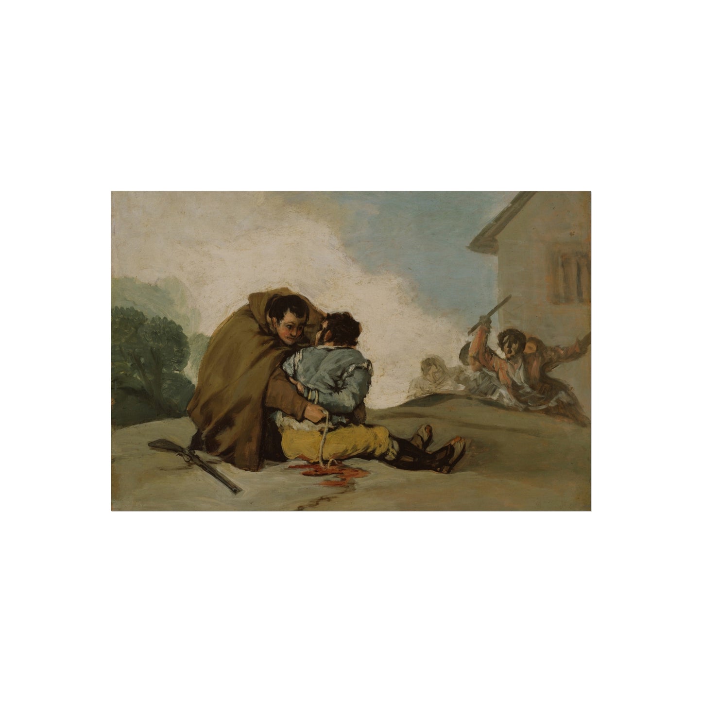 Francisco José de Goya y Lucientes - Friar Pedro Binds El Maragato with a Rope | Fine Art Poster