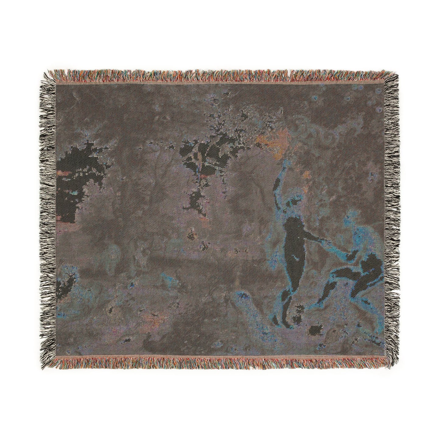 Jan Brueghel de Oude en Peter Paul Rubens - Het aards paradijs met de zondeval van Adam en Eva | Woven Tapestry Blanket
