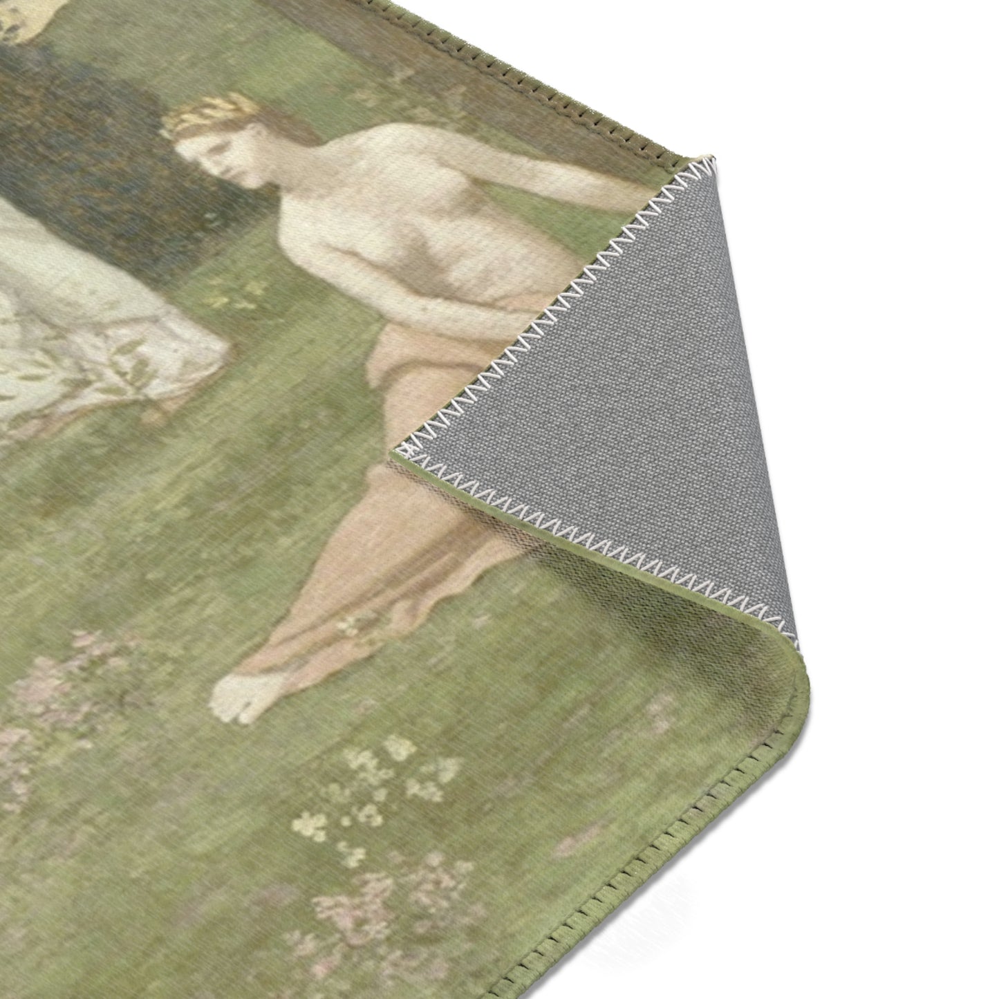 Pierre Puvis de Chavannes - The Sacred Grove, Beloved of the Arts and the Muses | Area Rug