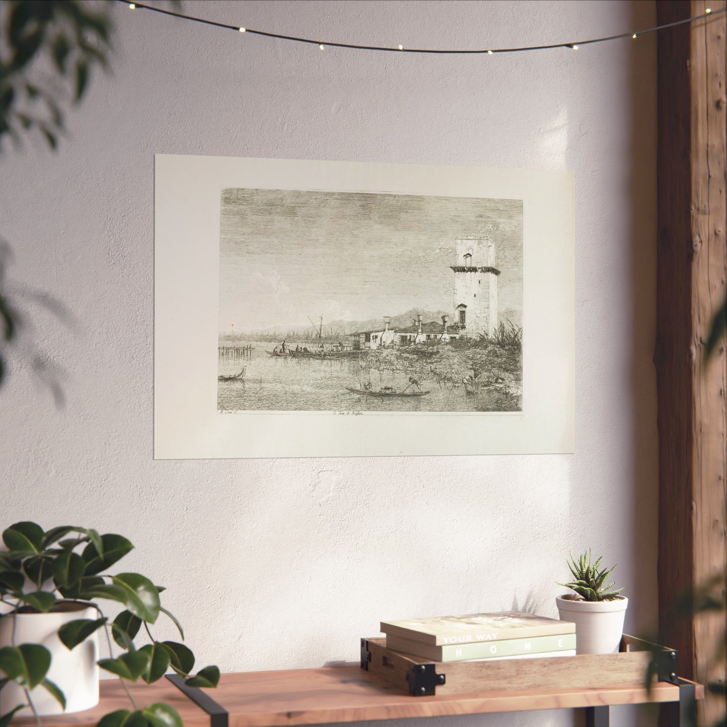 Canaletto - The Tower of Malghera, from Vedute | Fine Art Poster