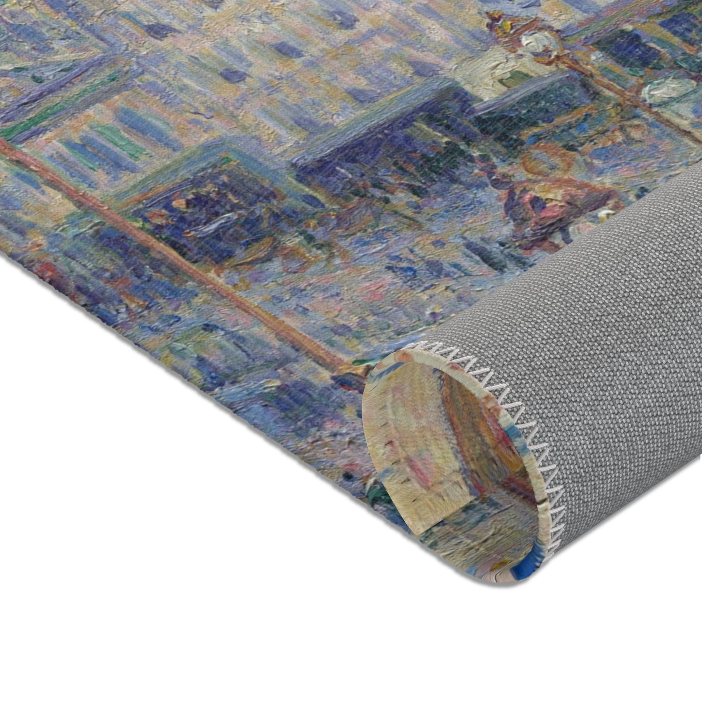 Camille Pissarro - The Place du Havre, Paris | Area Rug