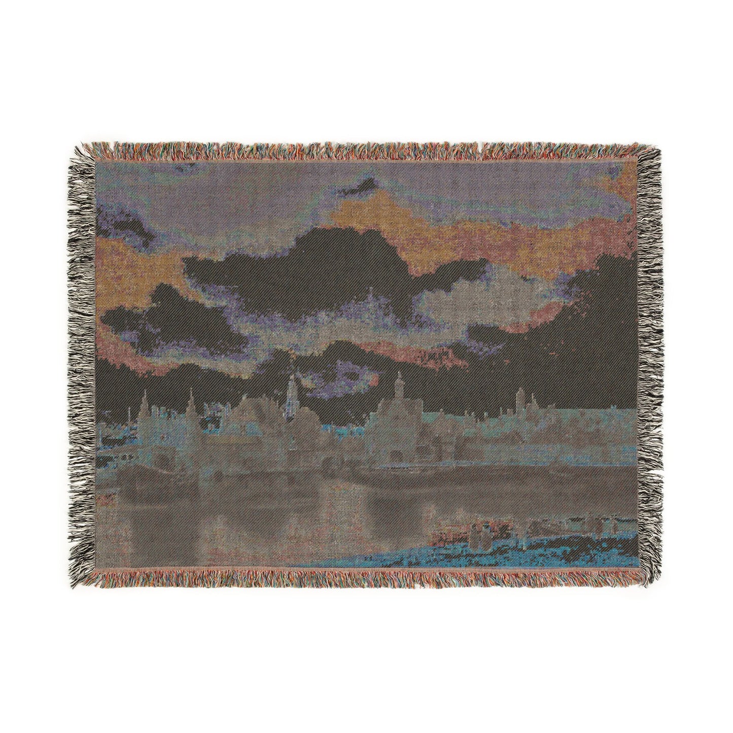 View of Delft, by Johannes Vermeer | Woven Tapestry Blanket