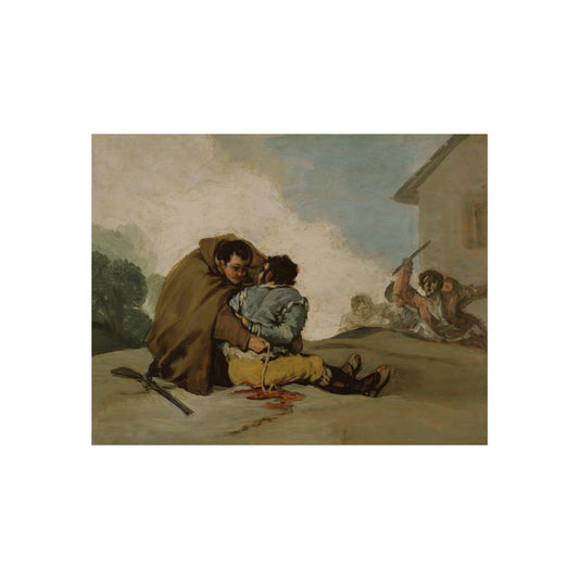 Friar Pedro Binds El Maragato with a Rope — Francisco de Goya Fine Art Poster