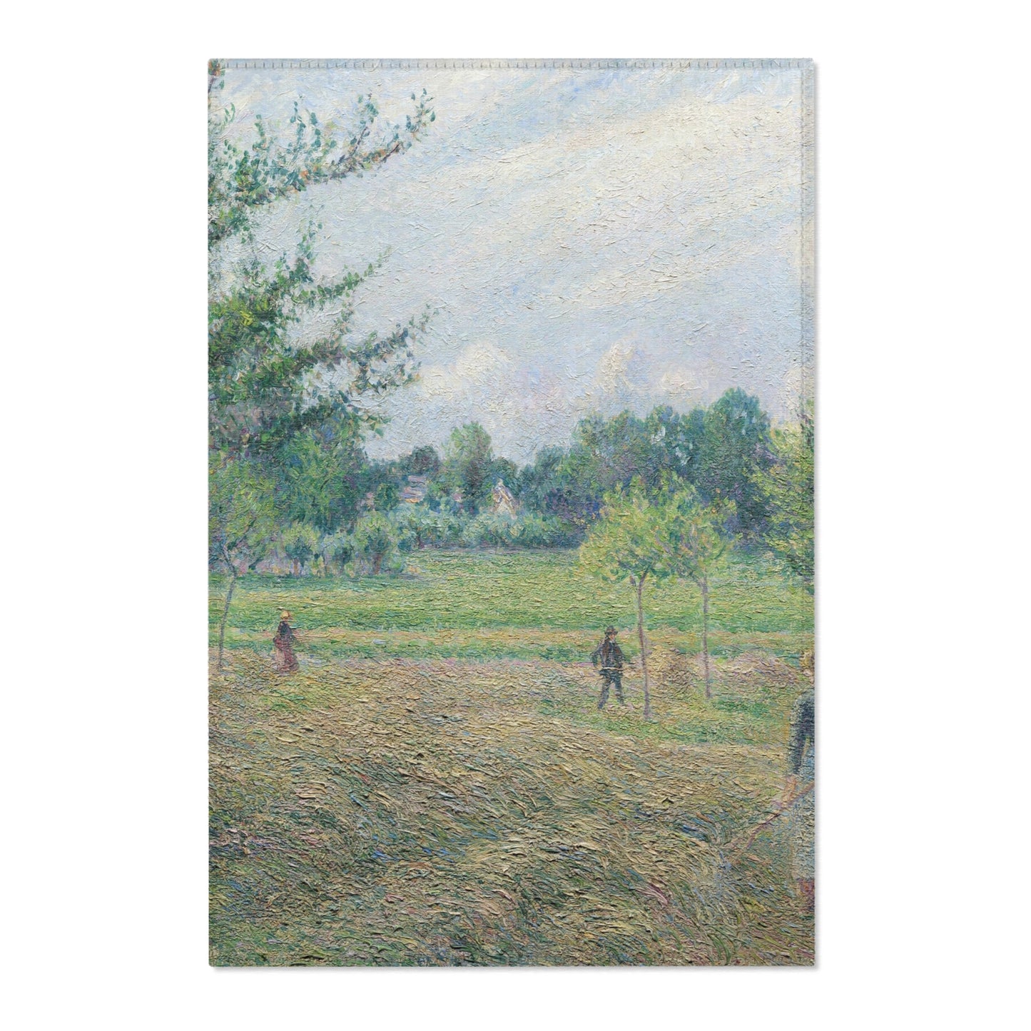 Camille Pissarro - Haymaking at Éragny | Area Rug