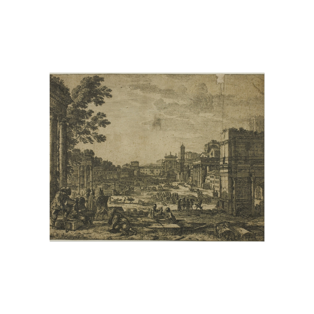 The Roman Forum — Claude Lorrain Fine Art Poster