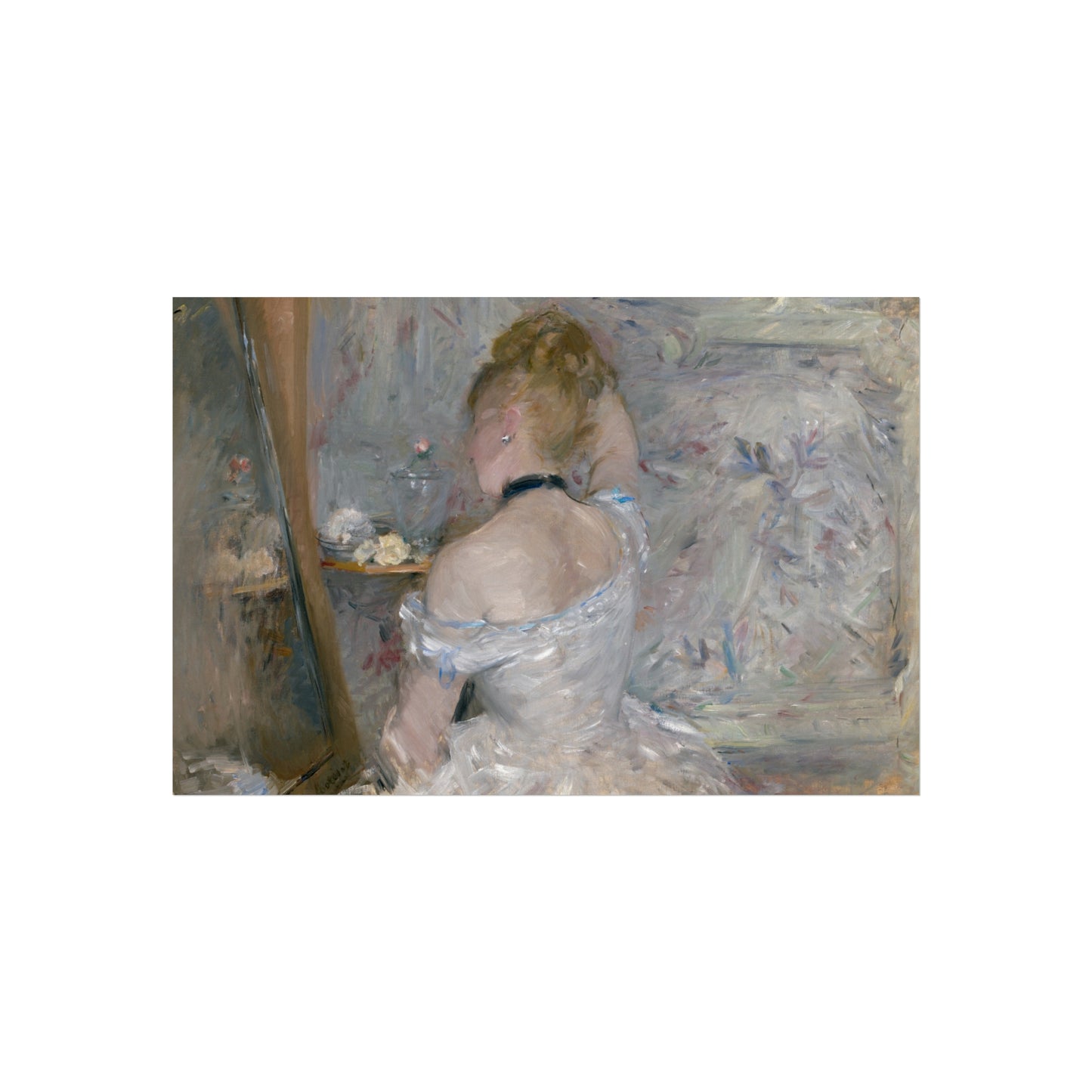 Berthe Morisot - Woman at Her Toilette | Fine Art Poster