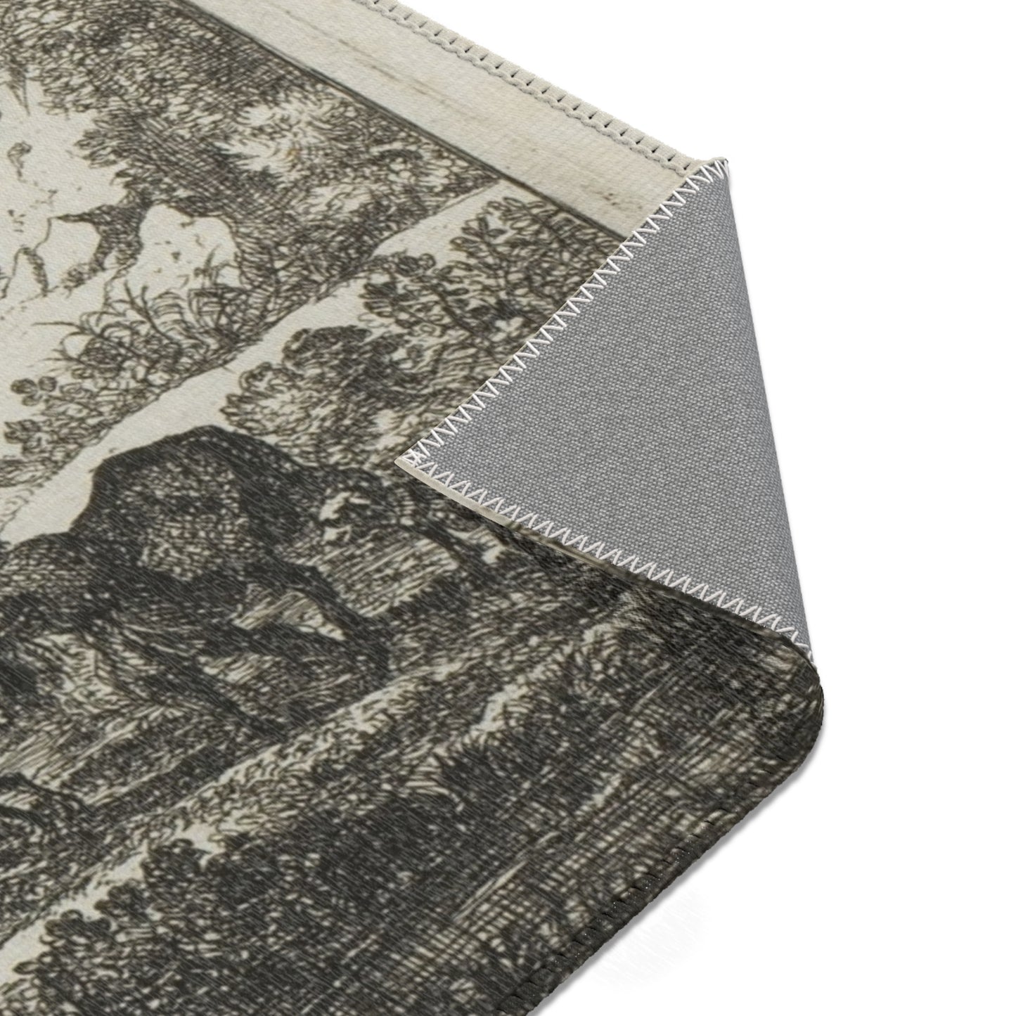 Claude Lorrain - The Herd Returning in Stormy Weather | Area Rug