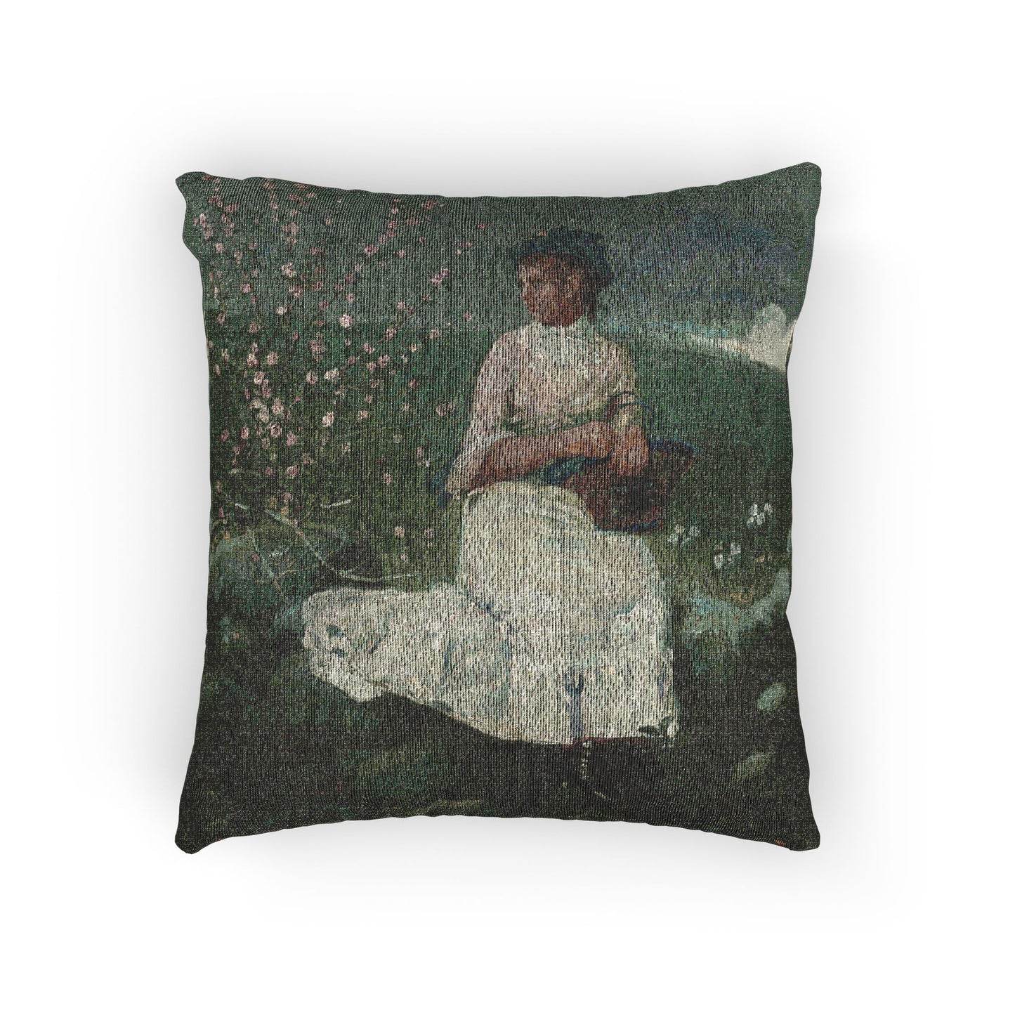 Winslow Homer - Peach Blossoms | Woven Pillow